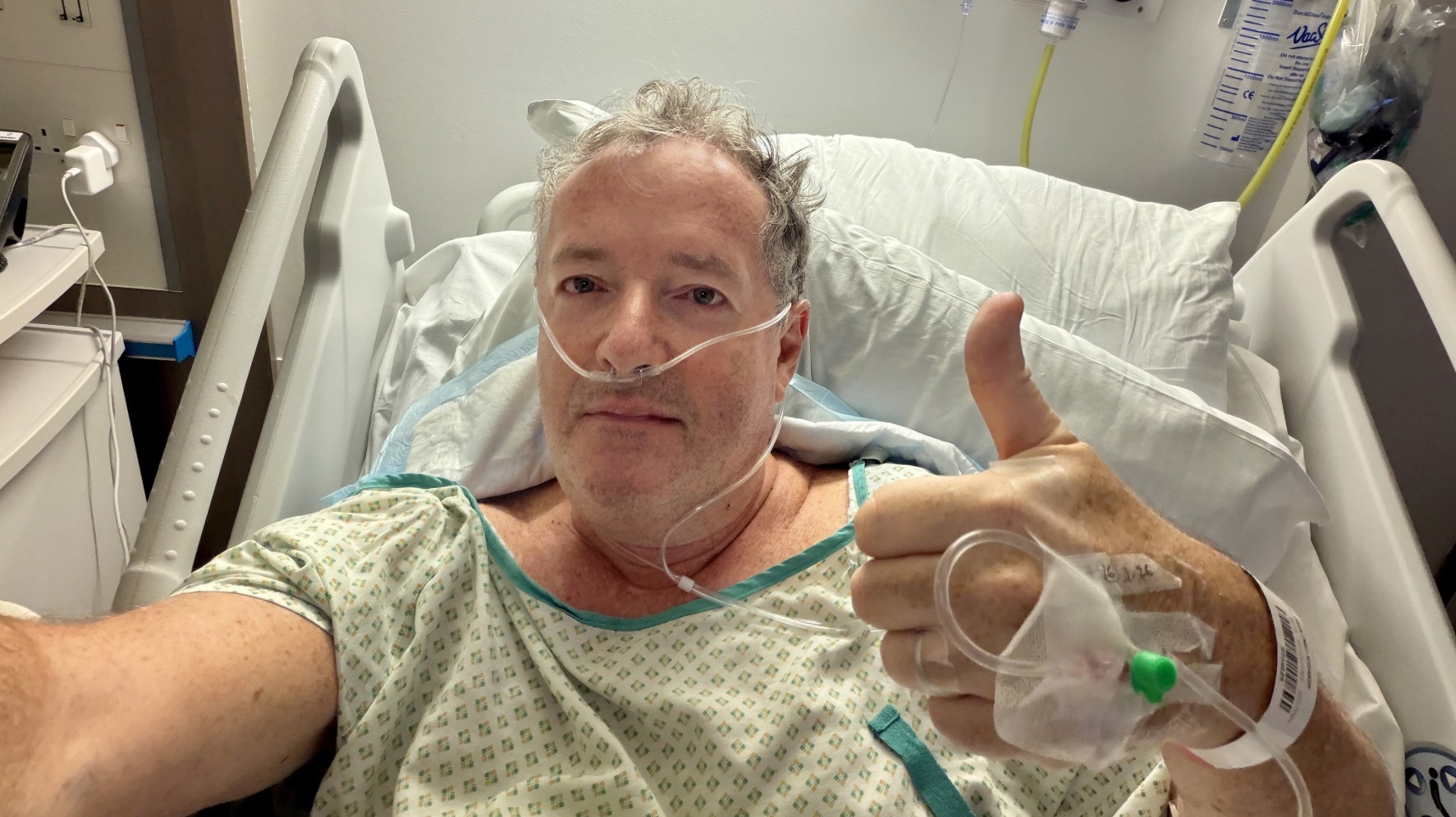 Piers Morgan Reveals He Broke His Femur in Freak Accident: New Year Off to a Cracking Start!'