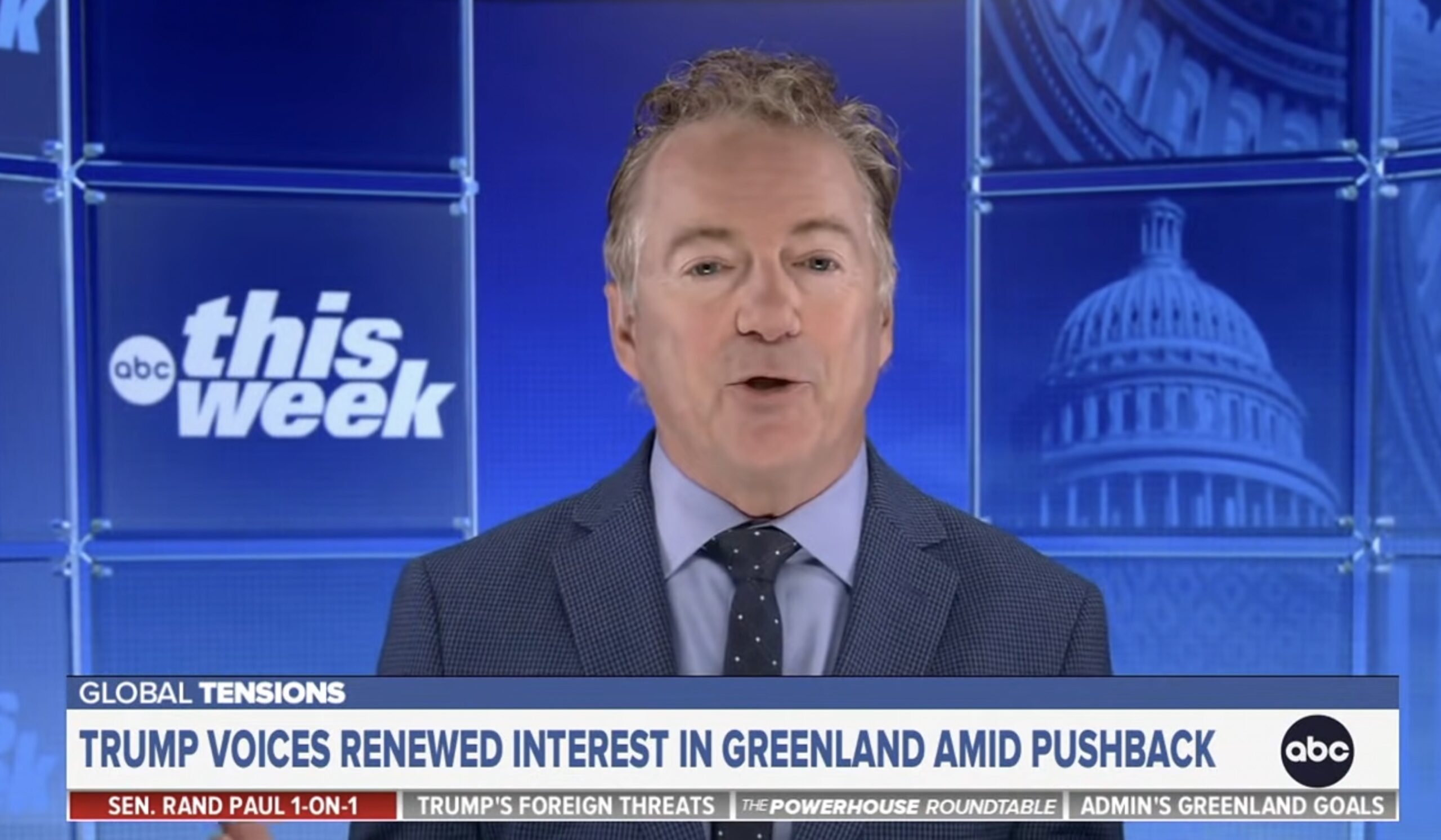 Rand Paul Warns Trump’s Greenland Plan Is Backfiring: You Don’t Win them Over By ‘Denigrating’ Their Citizens