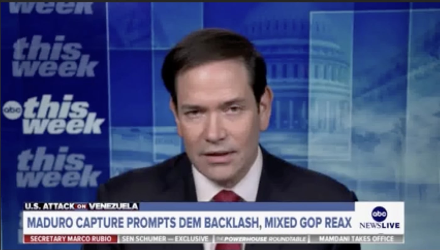 ‘We Thank Them’: Marco Rubio Salutes Media for Holding Story of Venezuela Strike