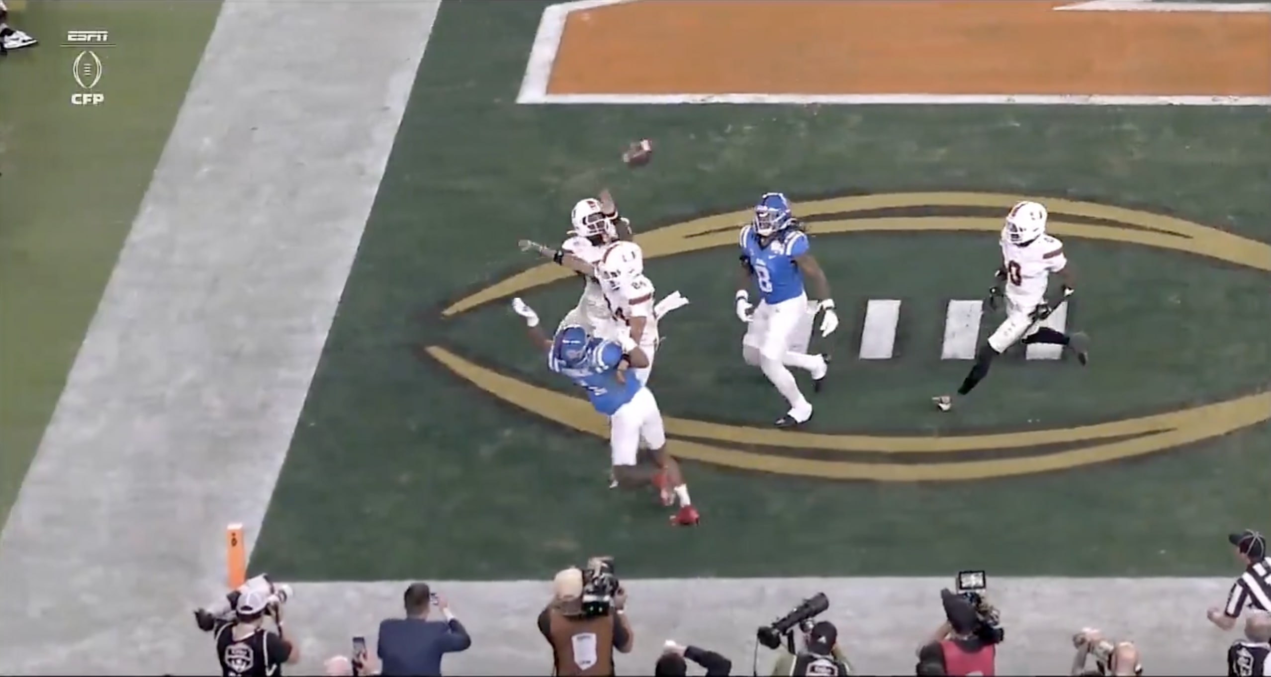 Ole Miss Got SCREWED': Social Media Melts Down Over Controversial Last Play in College Football Playoff