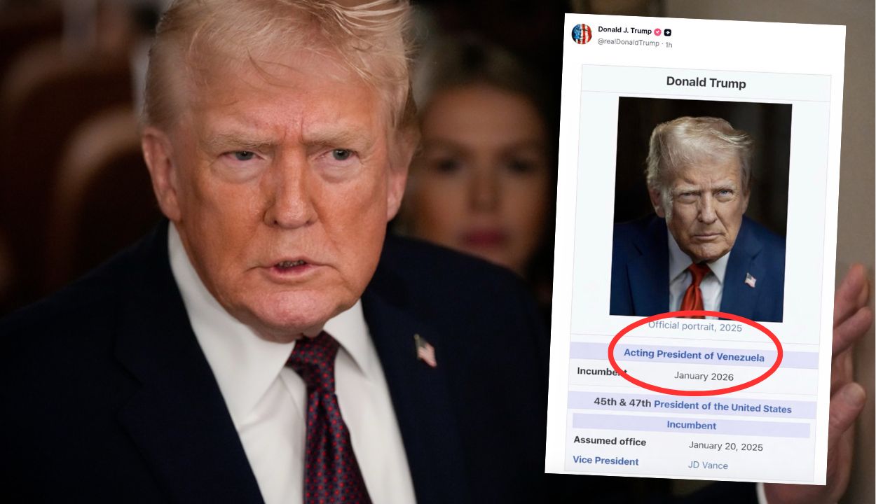 Trump Posts That He's 'Acting President of Venezuela'