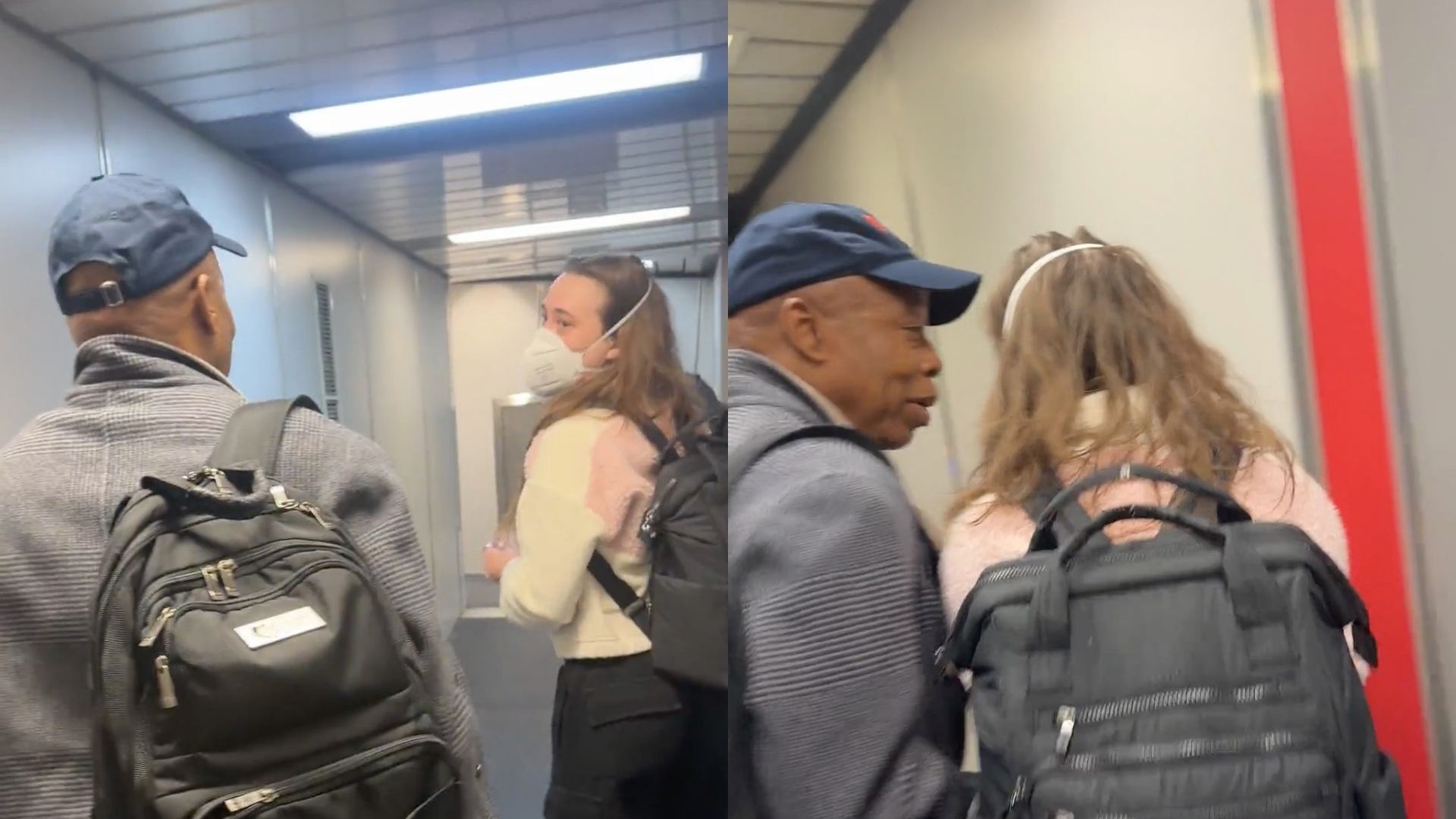 Go F*ck Yourself!' Eric Adams Loses It in Heated Airport Throwdown with Heckler