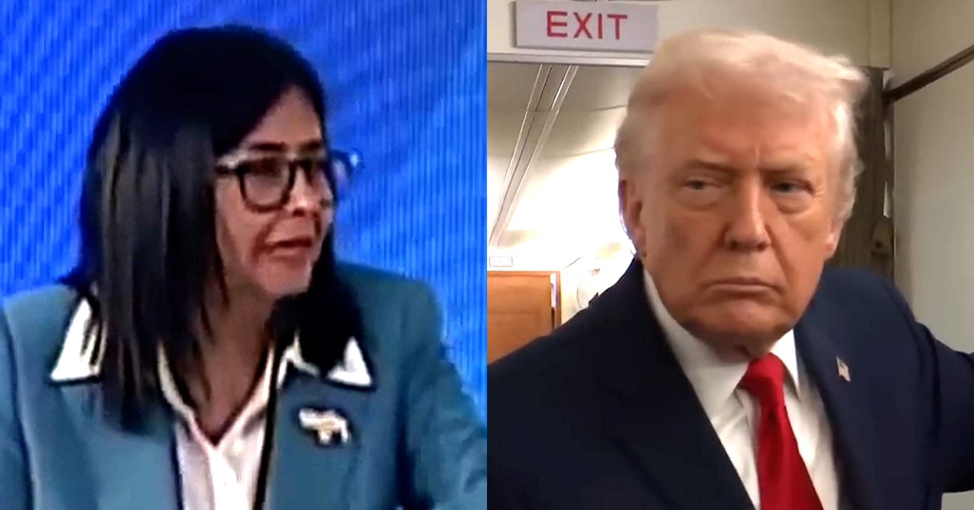 Venezuelan VP Delcy Rodriguez lashed out at Trump after the capture of President Nicolás Maduro and his wife, demanding "proof of life" for the pair.
