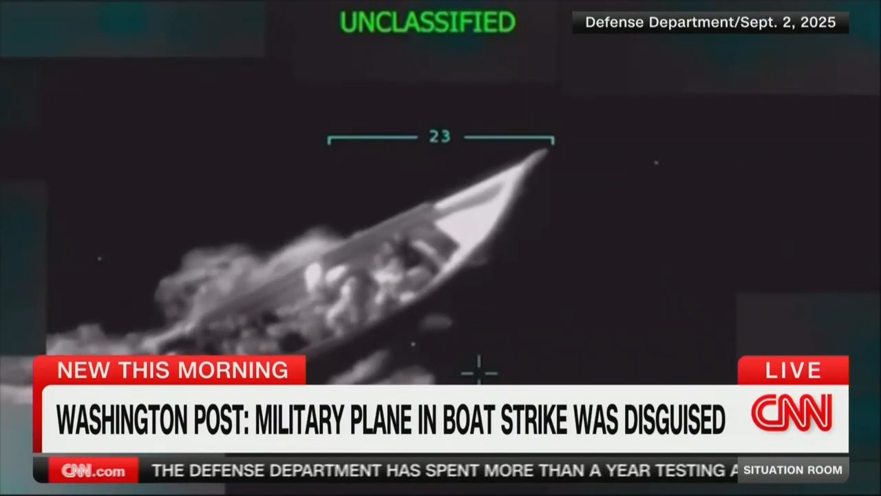 Ex-Pentagon Chief On CNN Slams Trump Admin Disguising Military Plane as Civilian Aircraft In Attack