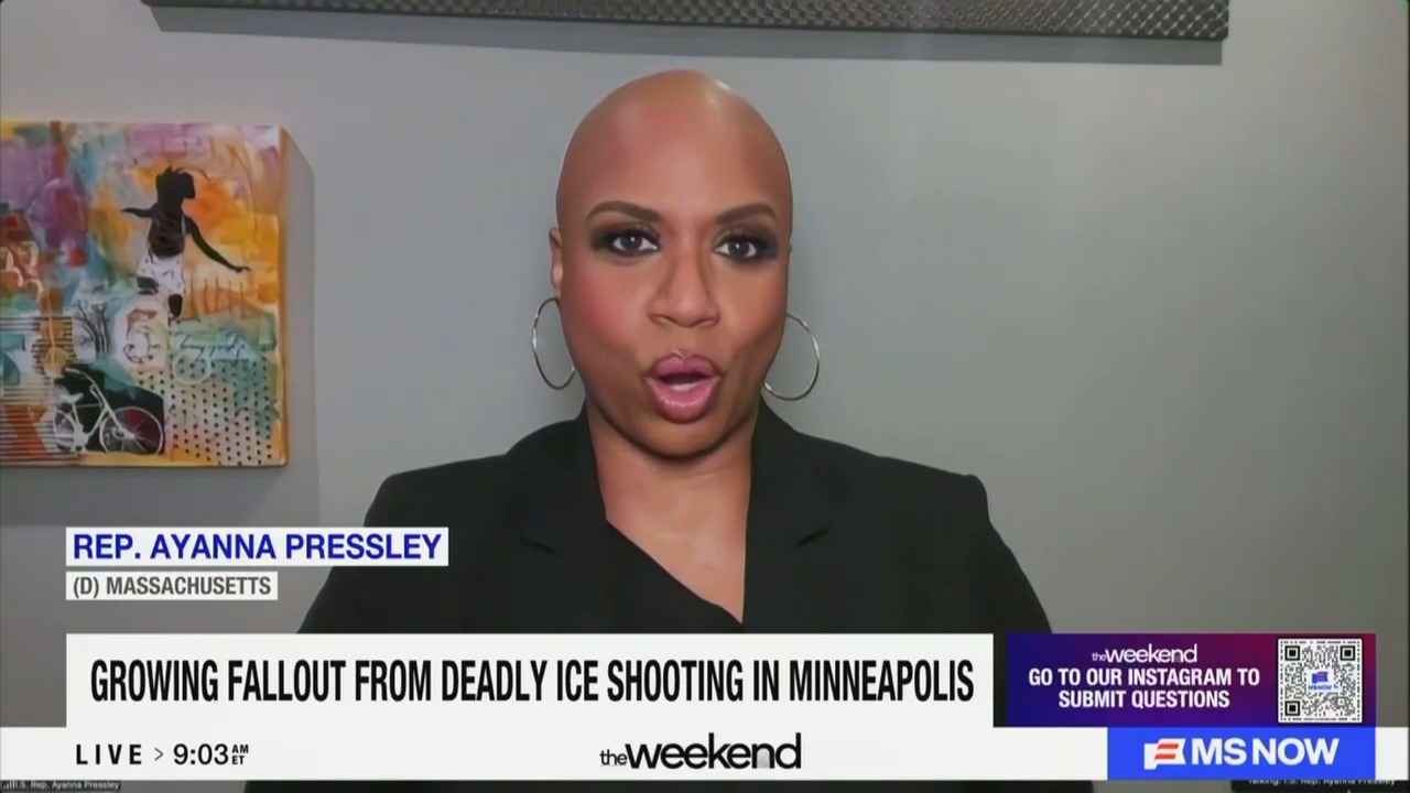 Democratic Congresswoman On MS NOW Calls for ICE to Be Abolished: ‘They Are Rogue, They Are Racist’
