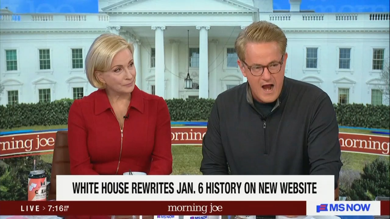 Joe Scarborough Screams in Fury at Republicans Ashamed to Honor' Jan 6 Officers