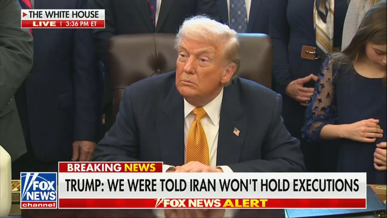 WATCH: Trump Pumps the Brakes On Immediate Military Action Against Iran