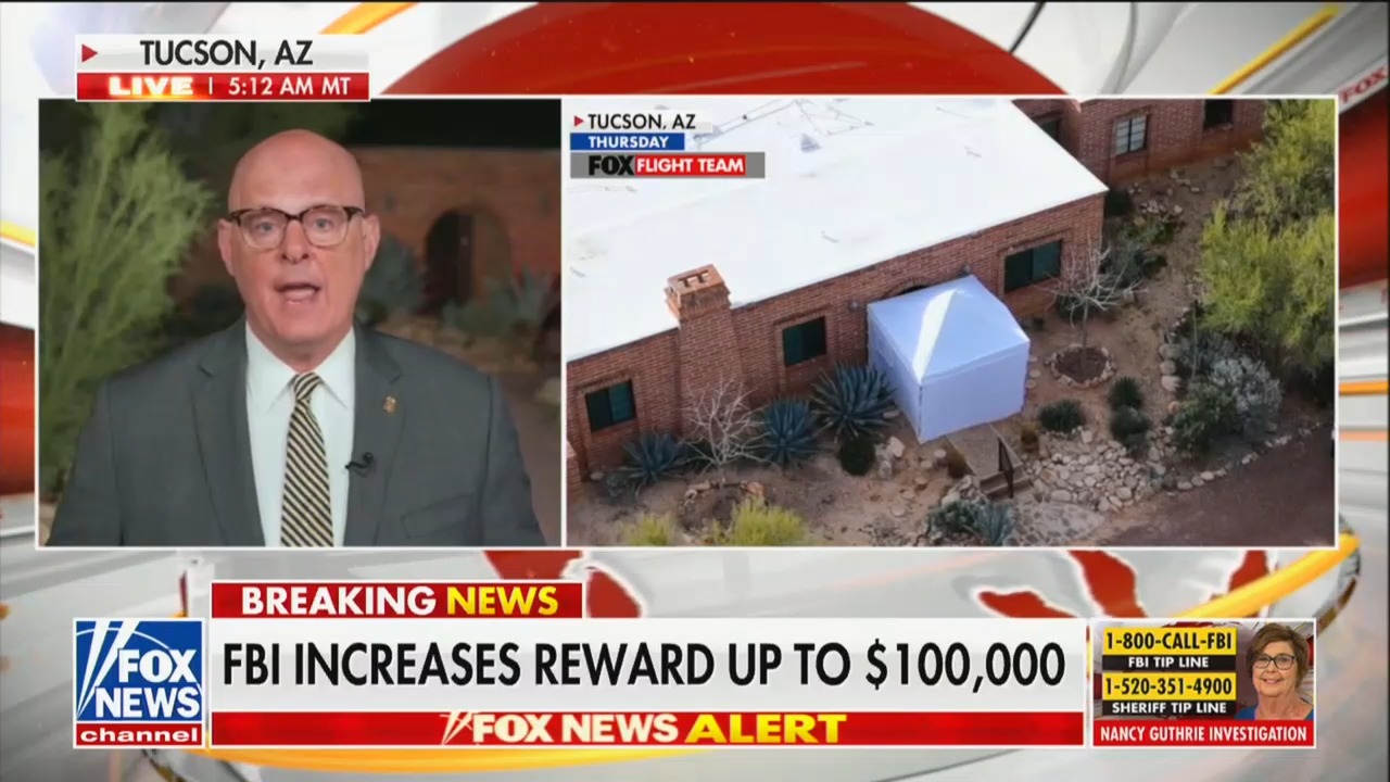 Former FBI Agent Slams Feds on Fox News for Low Reward Amount in Nancy Guthrie Case
