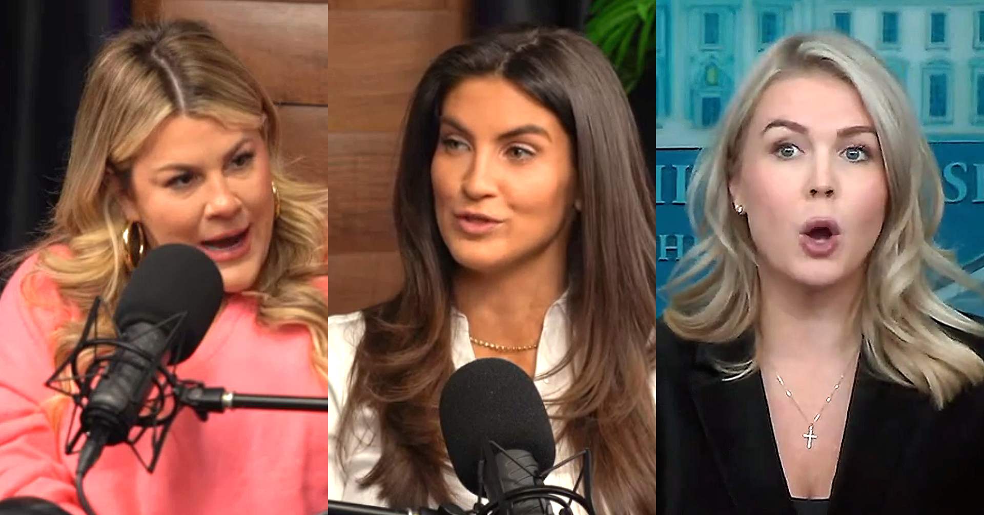 Podcaster Straight-Up Asks Kaitlan Collins How Do You Deal With' Trump Spox Karoline Leavitt