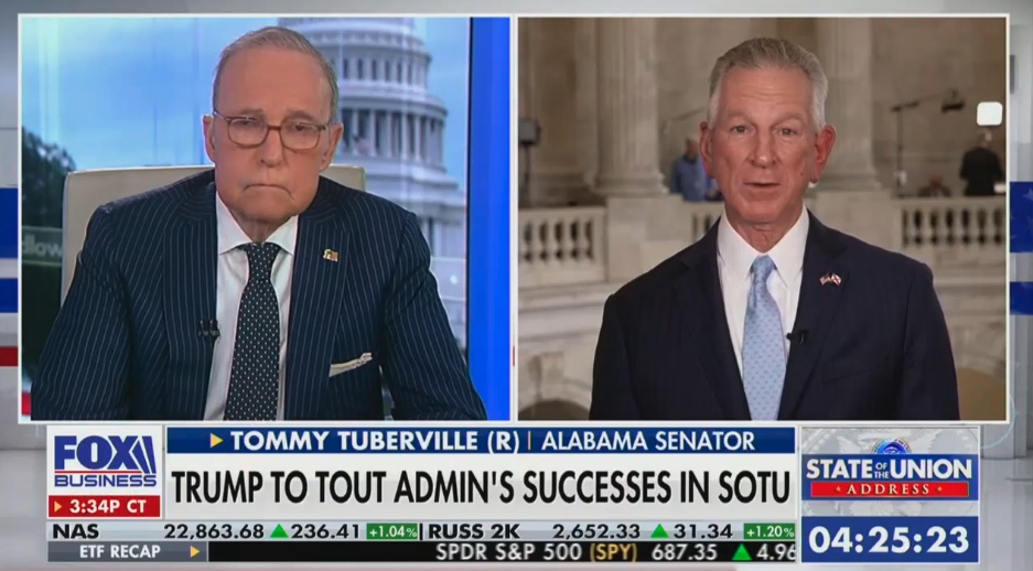 Senator Tuberville Deems Trump ‘The Hardest-Working President Ever,’ Who ‘Sleeps About Two Hours a Day’ 