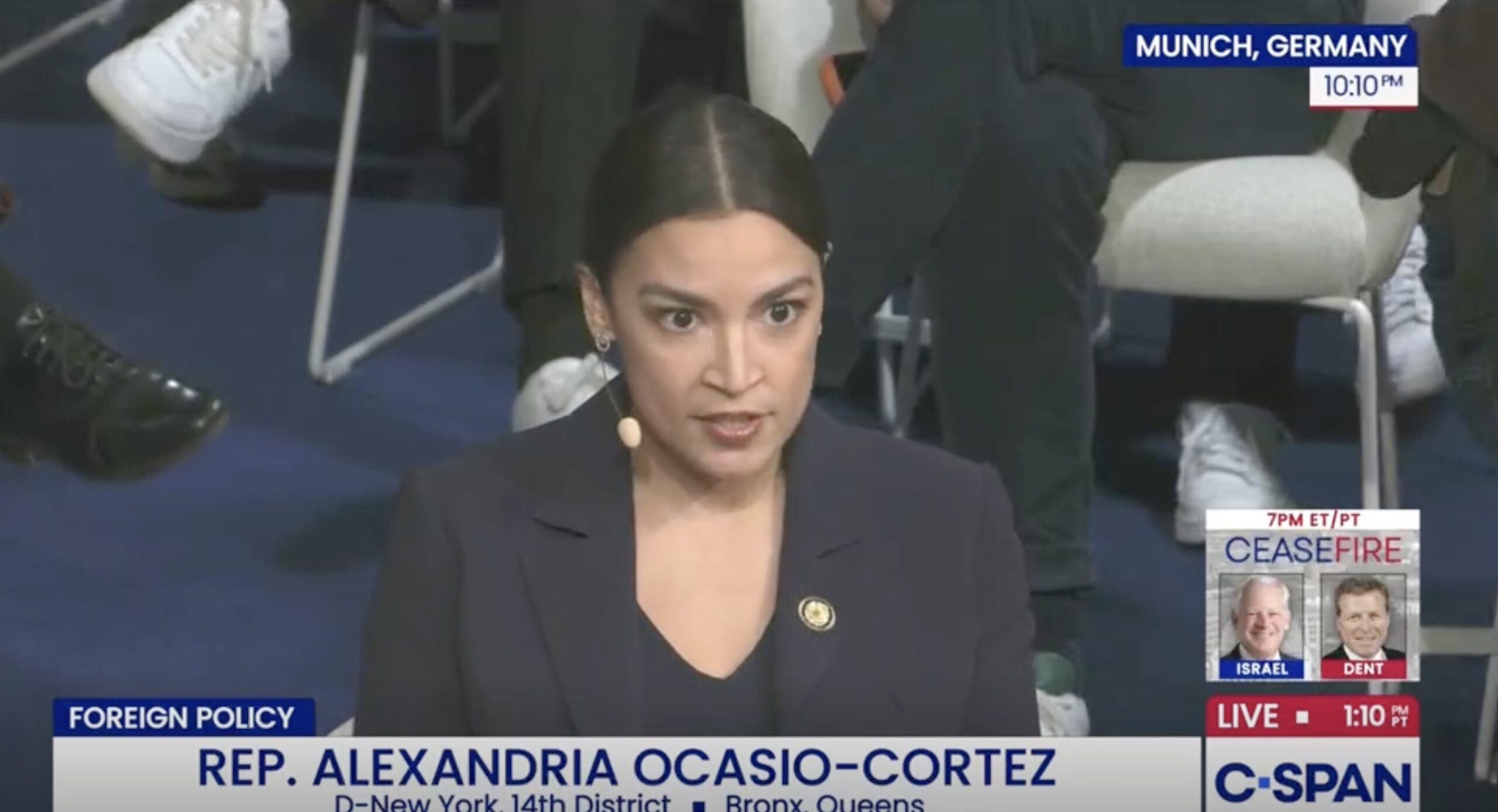 AOC Stumbles in Munich When Asked About Major Foreign Policy Issue