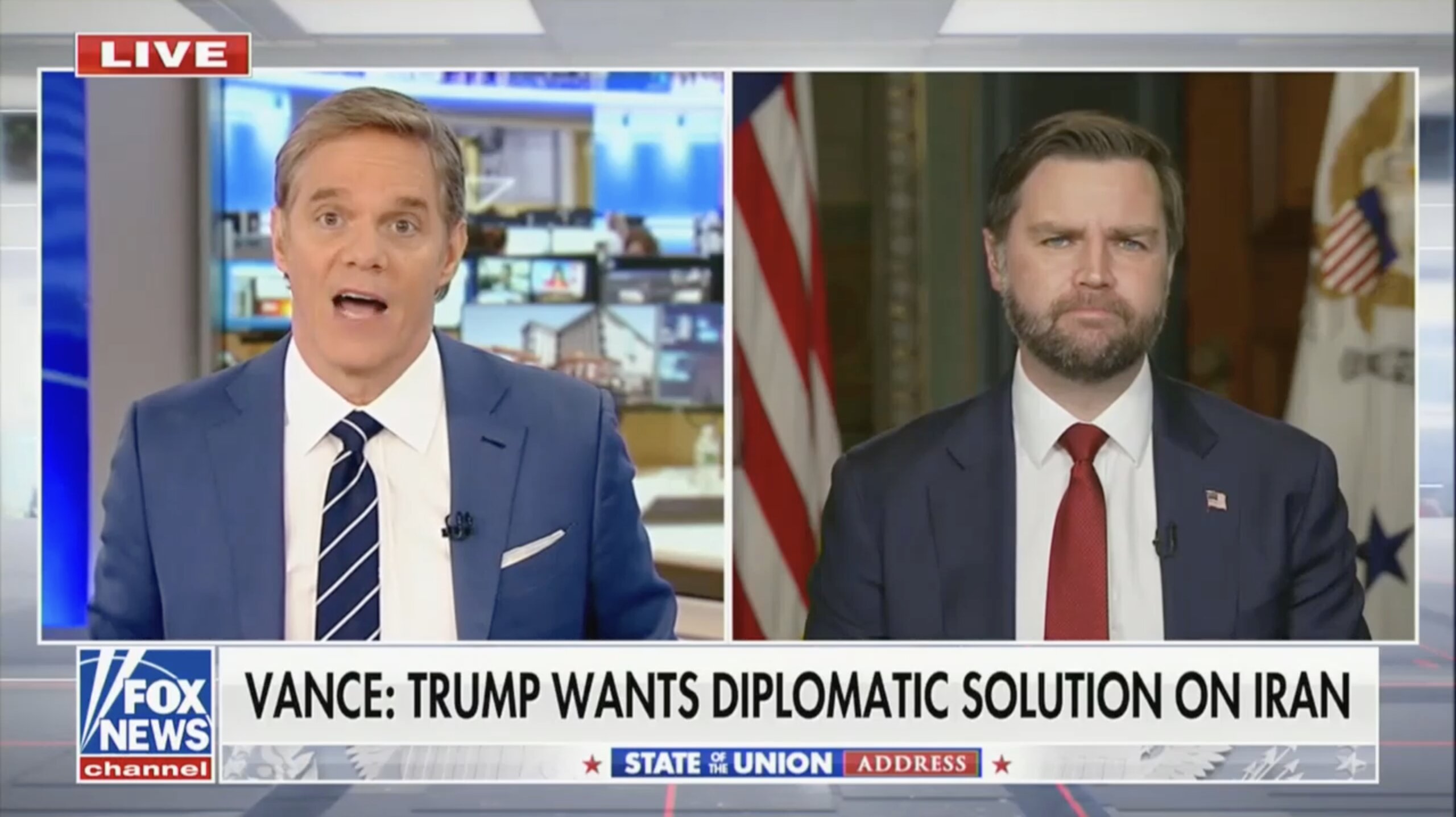 JD Vance Sidesteps Two Questions About Putin's Stalling From Fox's Bill Hemmer