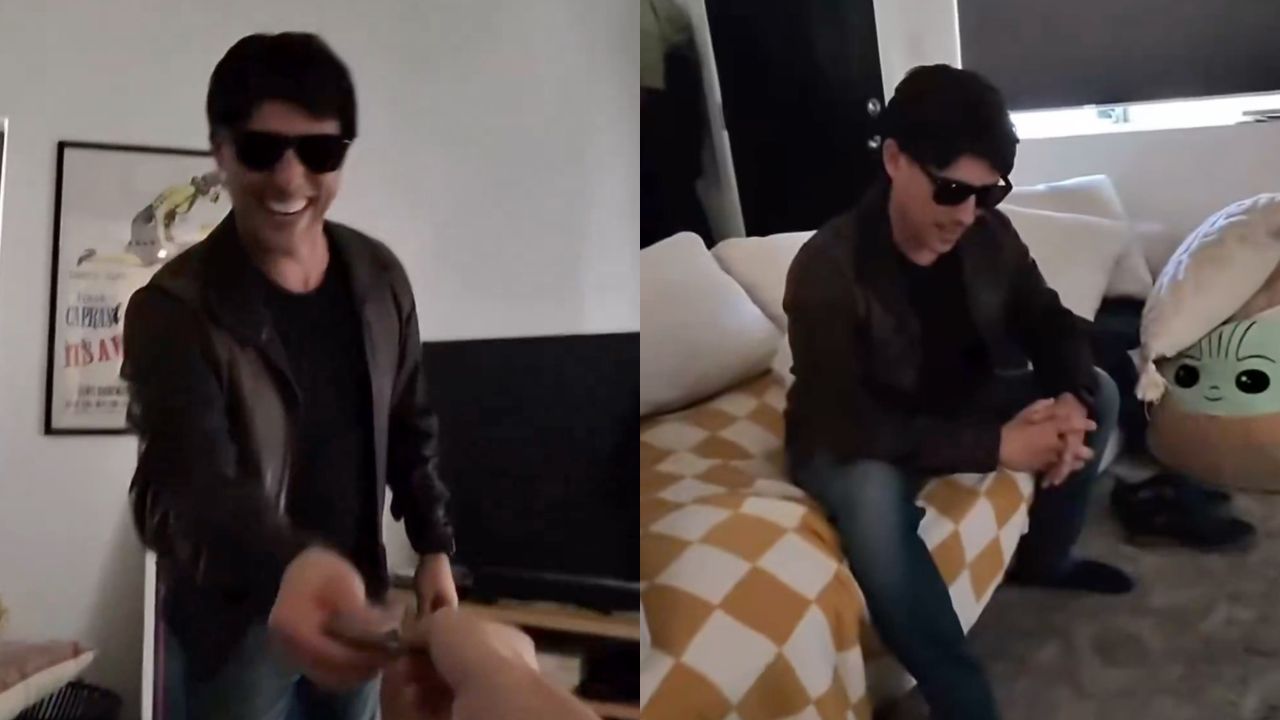 TikToker Hires Fake Tom Cruise to Come To His House And It Gets Awkward Fast