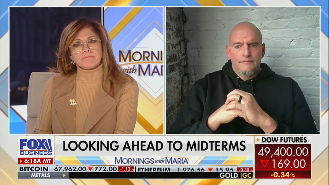 John Fetterman Visits Fox to Give the GOP Advice On How to Keep the Senate