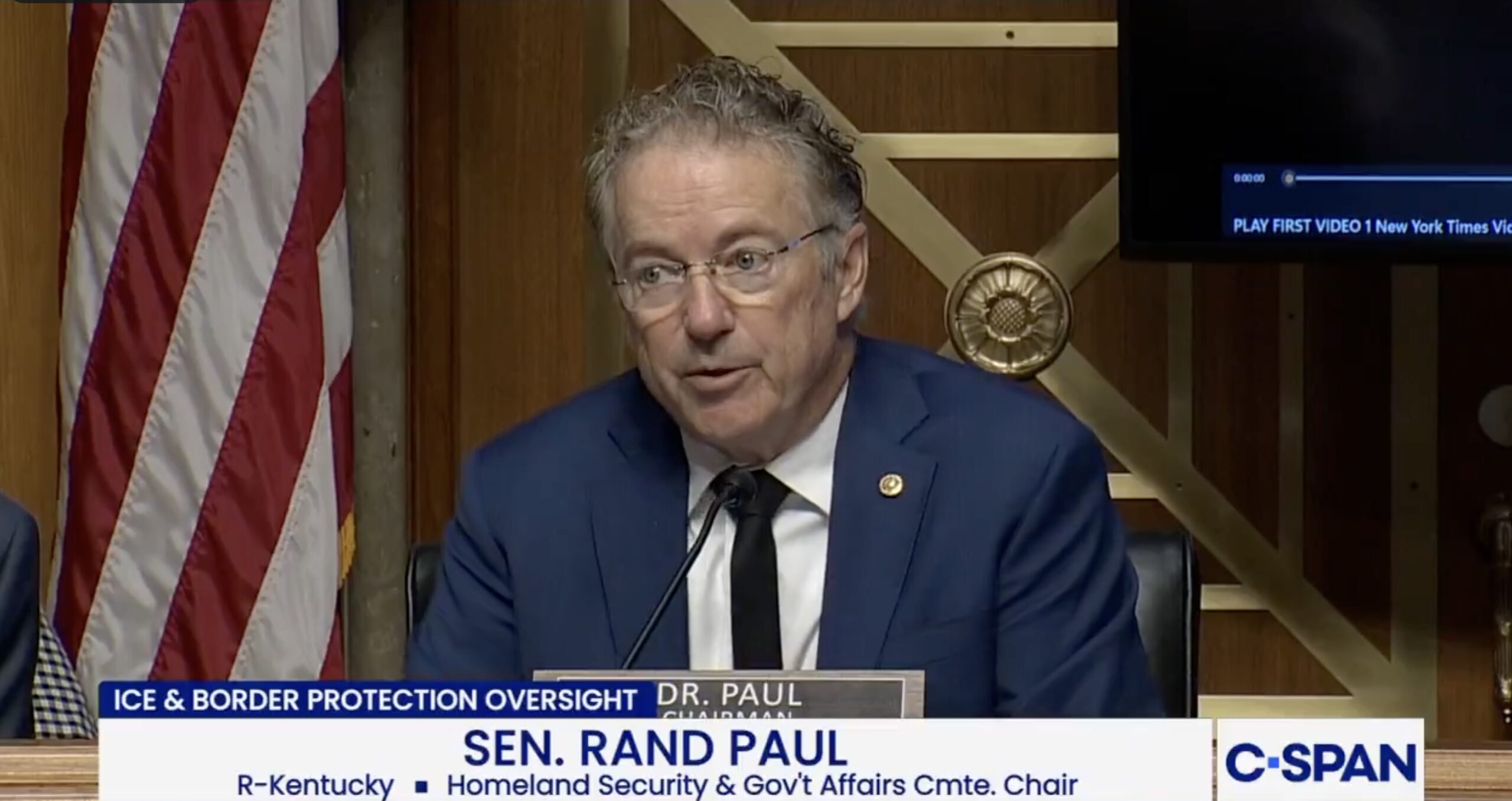 Rand Paul Plays Alex Pretti Killing During Senate Hearing: ‘Not Even a Hint’ of Aggression ‘On His Part’