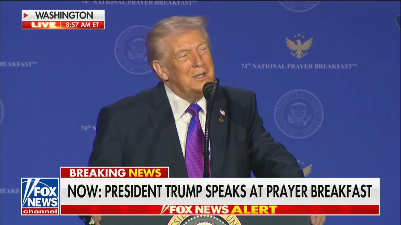 Trump Kicks Off Prayer Breakfast in WILD Fashion — Attacks Christian Conservative and Democrats