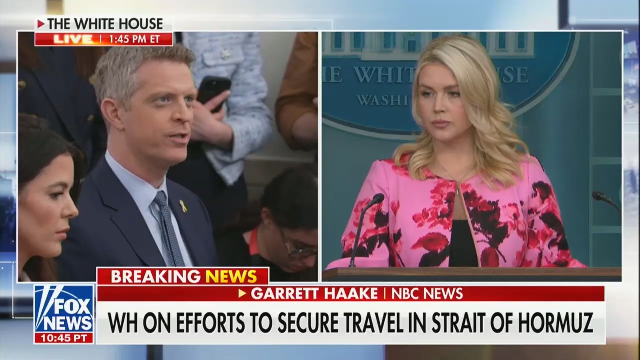 NBC’s Garrett Haake Confronts Karoline Leavitt in Tense Briefing Room Clash: Why is Trump Threatening a Potential ‘War Crime?’