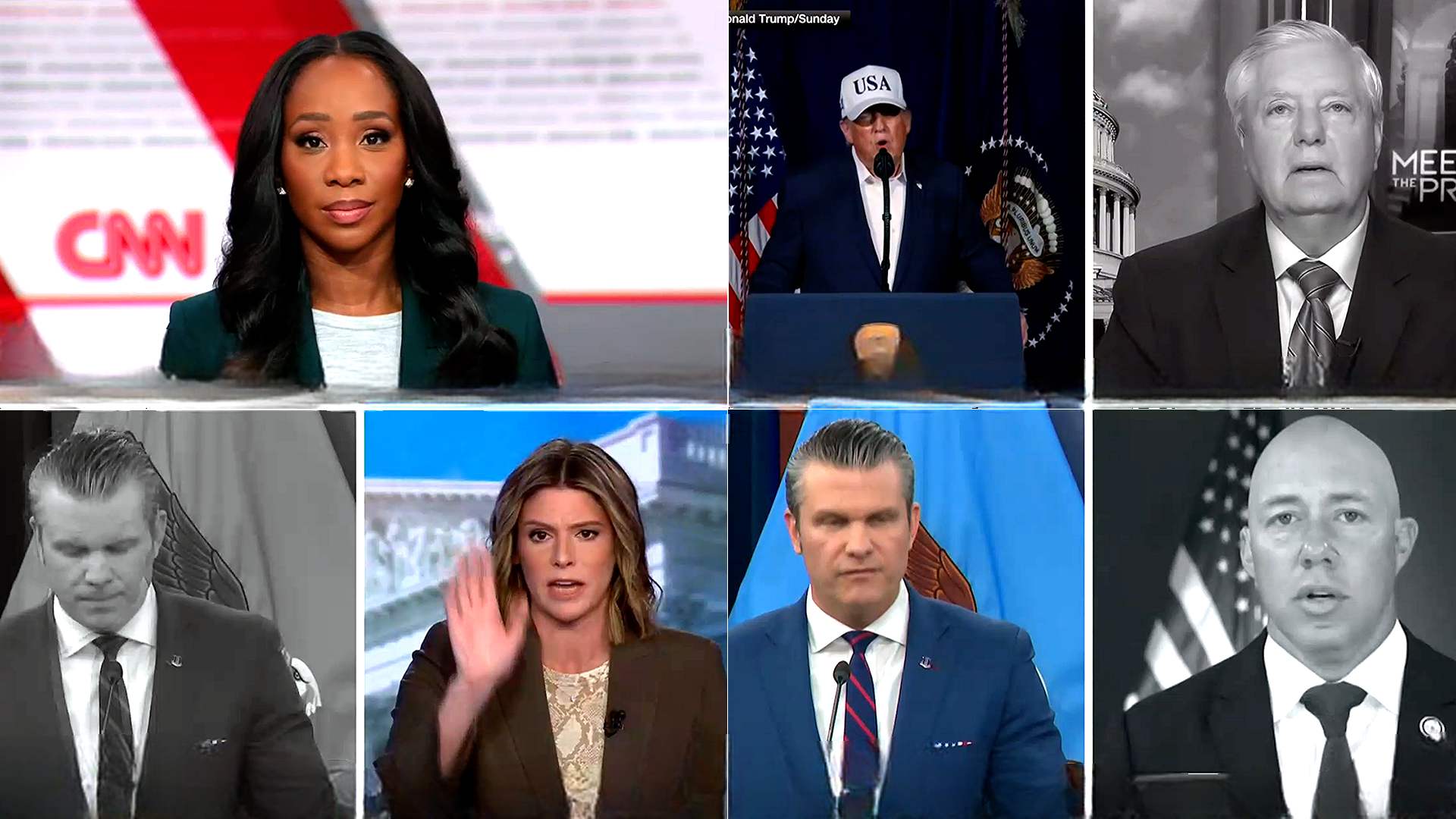 CNN Anchor Calls Out Trump Allies With Barrage of Not a War' Video Receipts