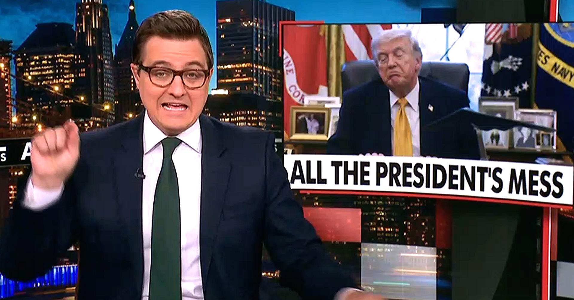 Chris Hayes Flays Joe Kent Over White Supremacy Ties  as He Savages Trump Over War