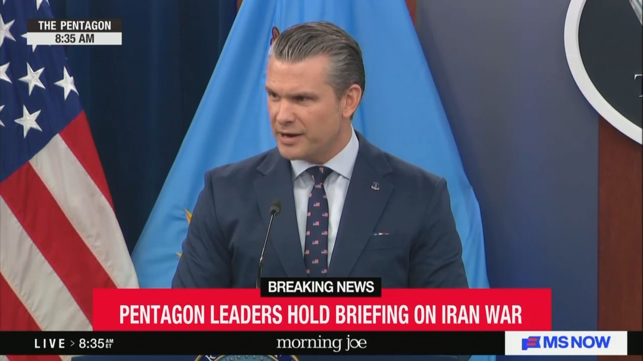 Pete Hegseth Pressed on Fellow Fox News Alum' Tucker Carlson's Unhinged Unconditional Surrender' Rape Theory