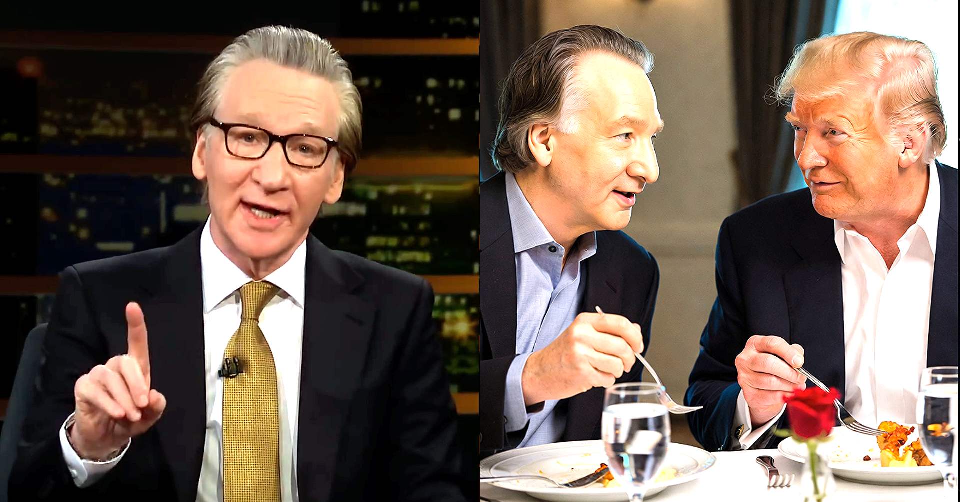 Here's Why Trump Is Raging At Bill Maher in Middle of Actual War  The Big One Hits Tonight