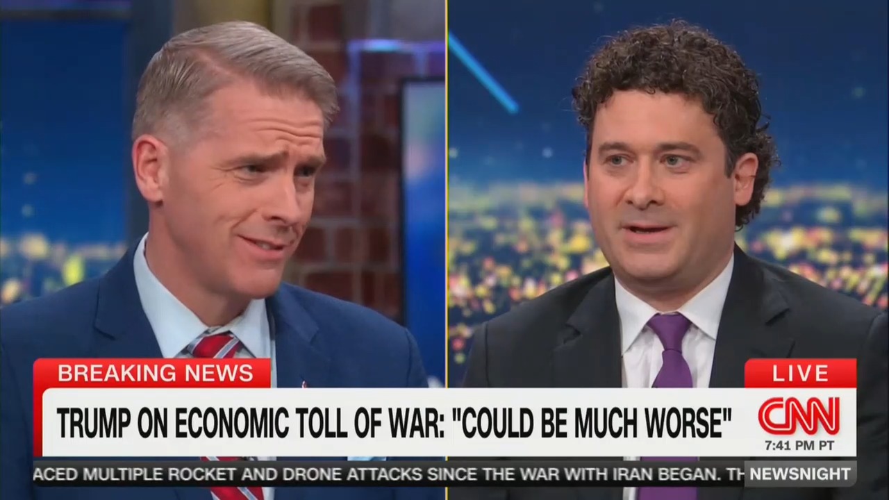 Scott Jennings Mocks CNN Political Analyst for Warning Iran War Making Life Worse' for Americans