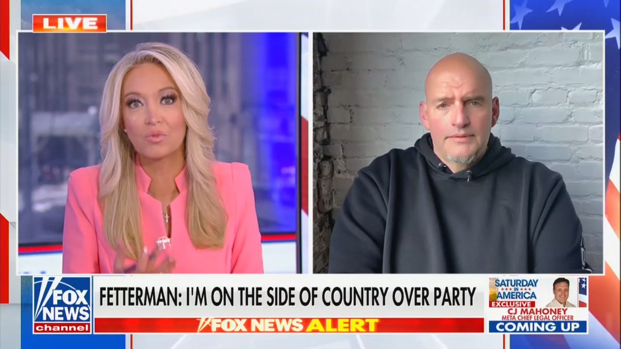 Fox's McEnany Gushes To John Fetterman: You're The Person I Would Fear Most' Running For Democratic Nomination