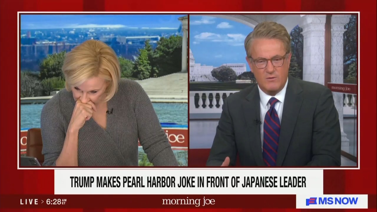 Morning Joe Crew Mocks Trump's Pearl Harbor Quip: Felt Like I Was Watching SNL'