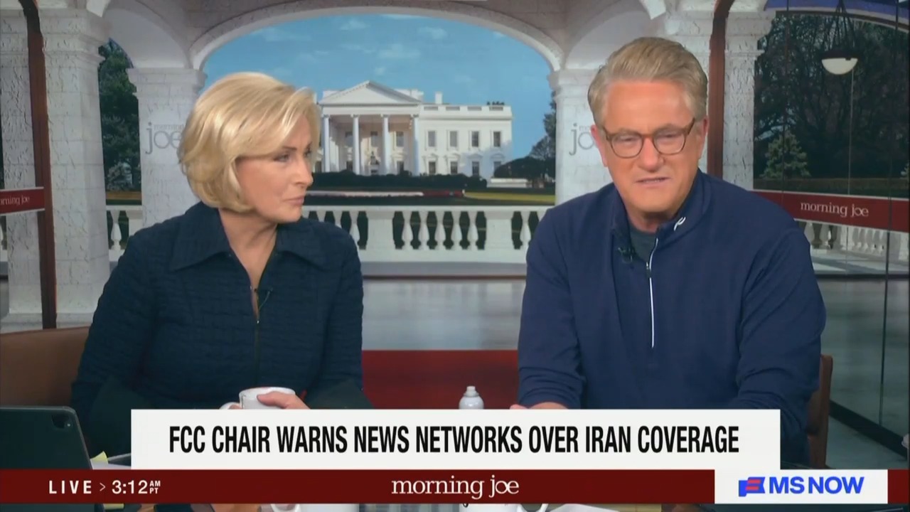 Stop Posing for the President!' Joe Scarborough Slams FCC Chair for Embarrassing' Threats Over Media's Tough' Iran Questions