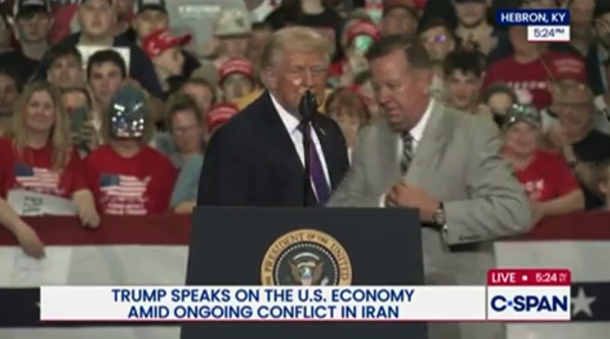 Do It Fast!' Trump Tells Businessman To Hurry Rally Speech Because They Don't Wanna Hear From You'