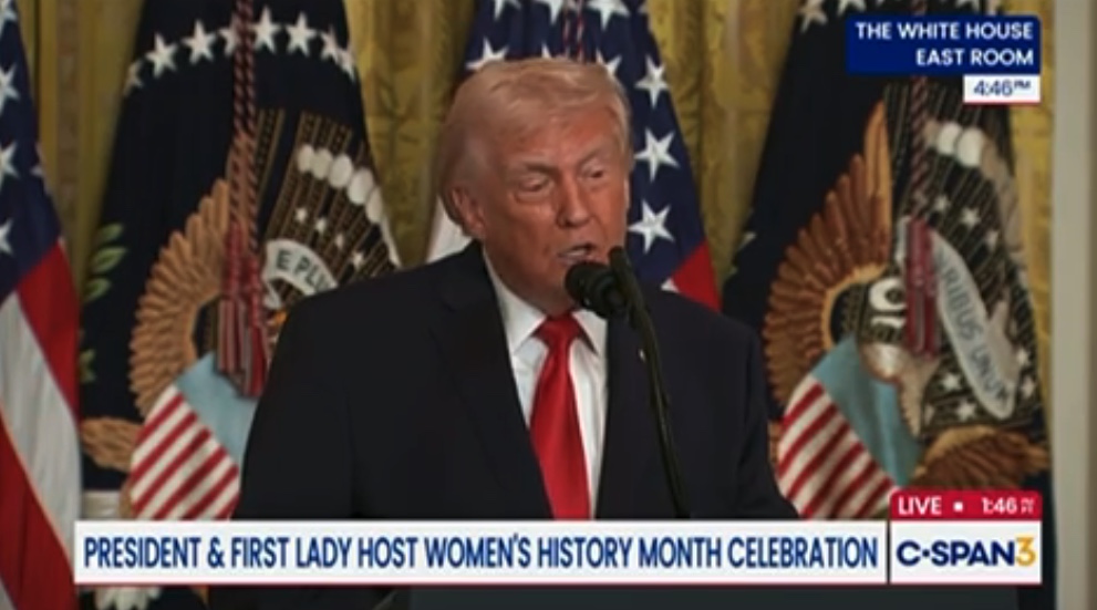 Trump Confesses He Didn't Prepare' for Women's History Month Event: I Didn't Know Who the Hell I Was Speaking To'