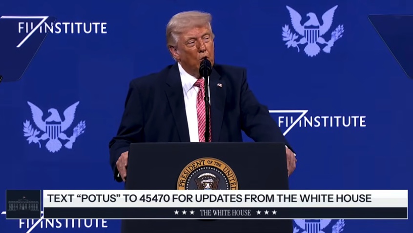 You Can Talk Sex': Trump Invites Questions of All Kinds After Speech to Investors