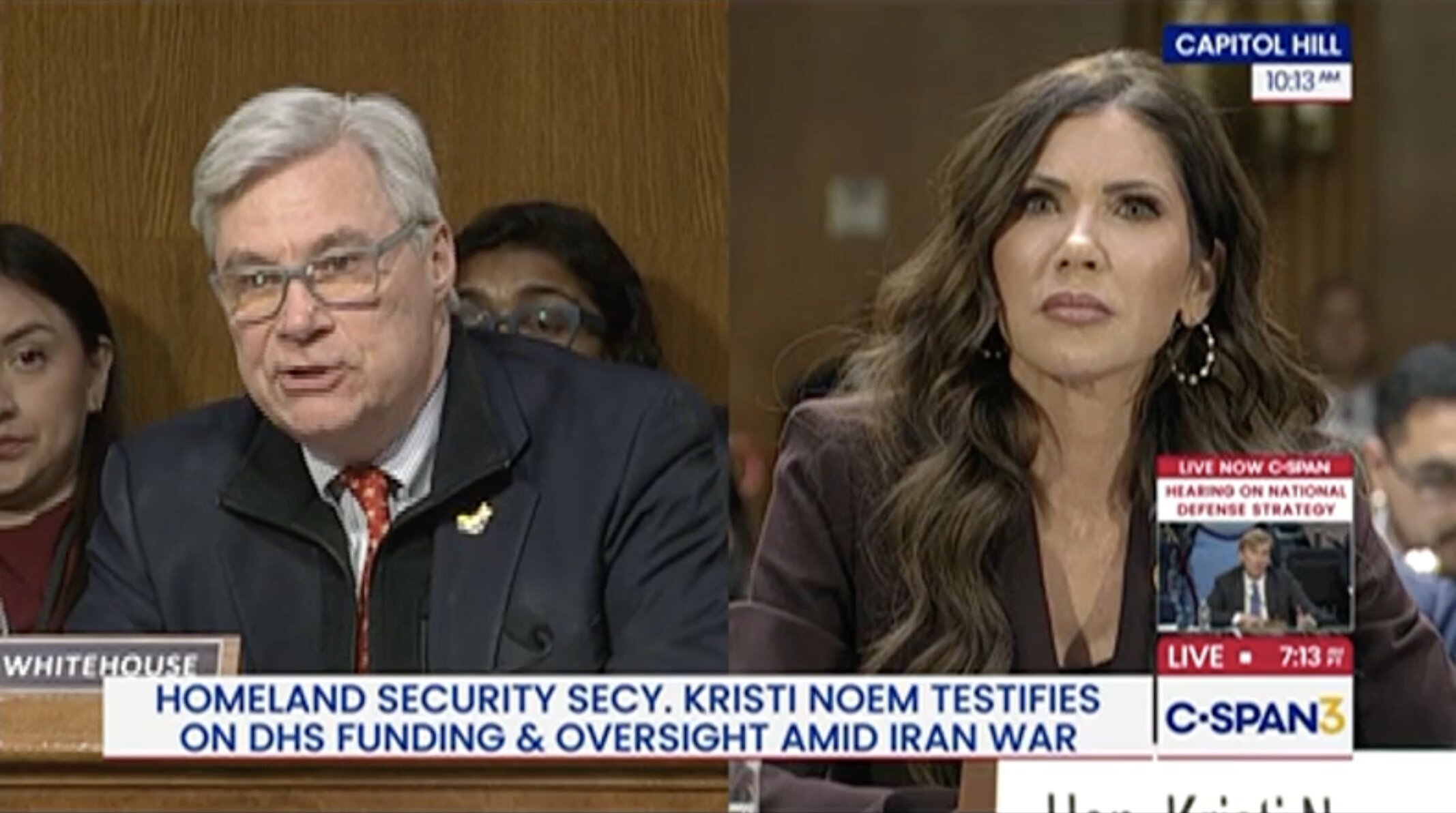 Democrat Confronts Noem About Luxury Jet She Reportedly Wants DHS to Buy for Deportations': With a Bedroom in It?'