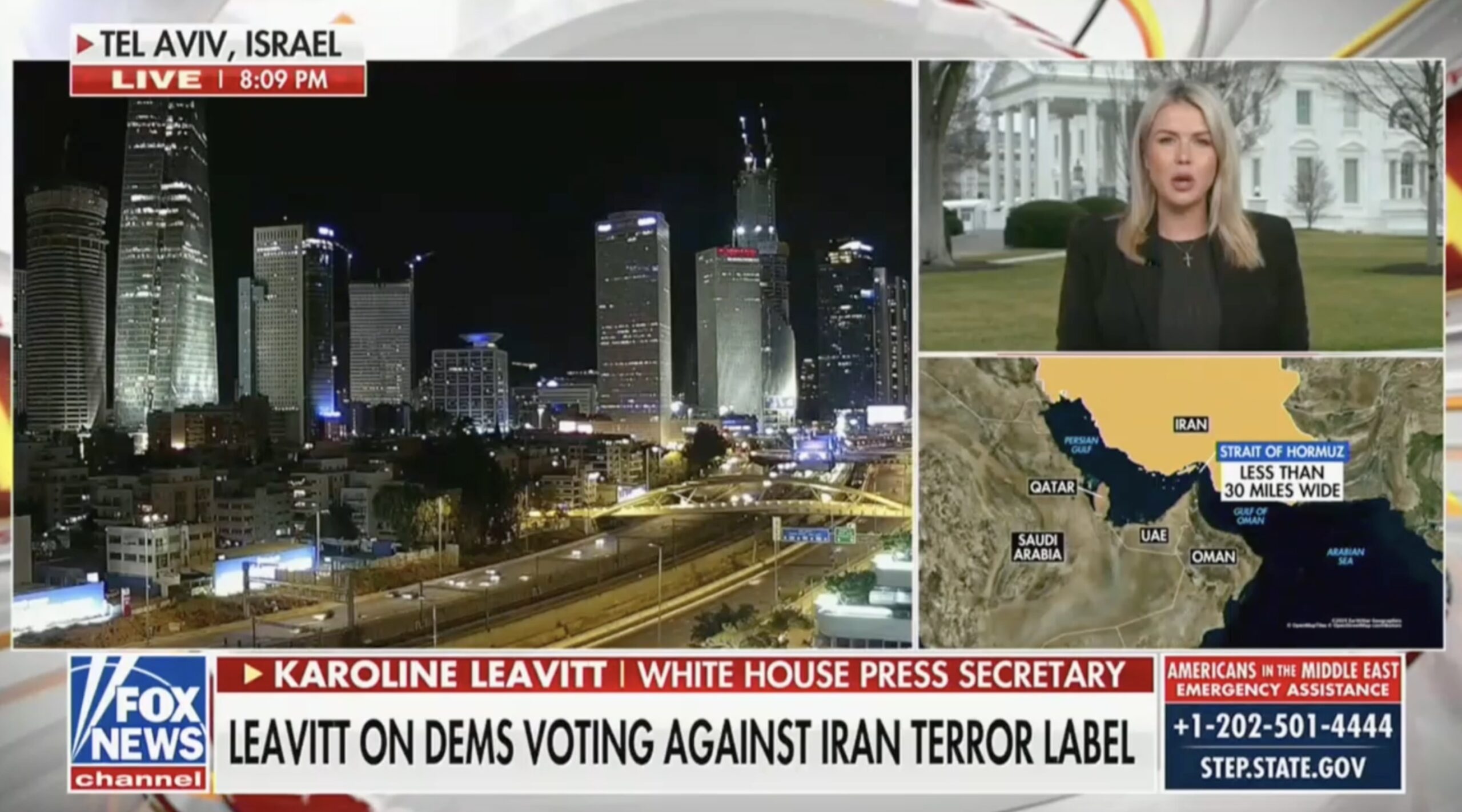 Karoline Leavitt Slams Dems for Voting Against Declaring Iran a State Sponsor of Terror: Debilitated in Their Derangement'