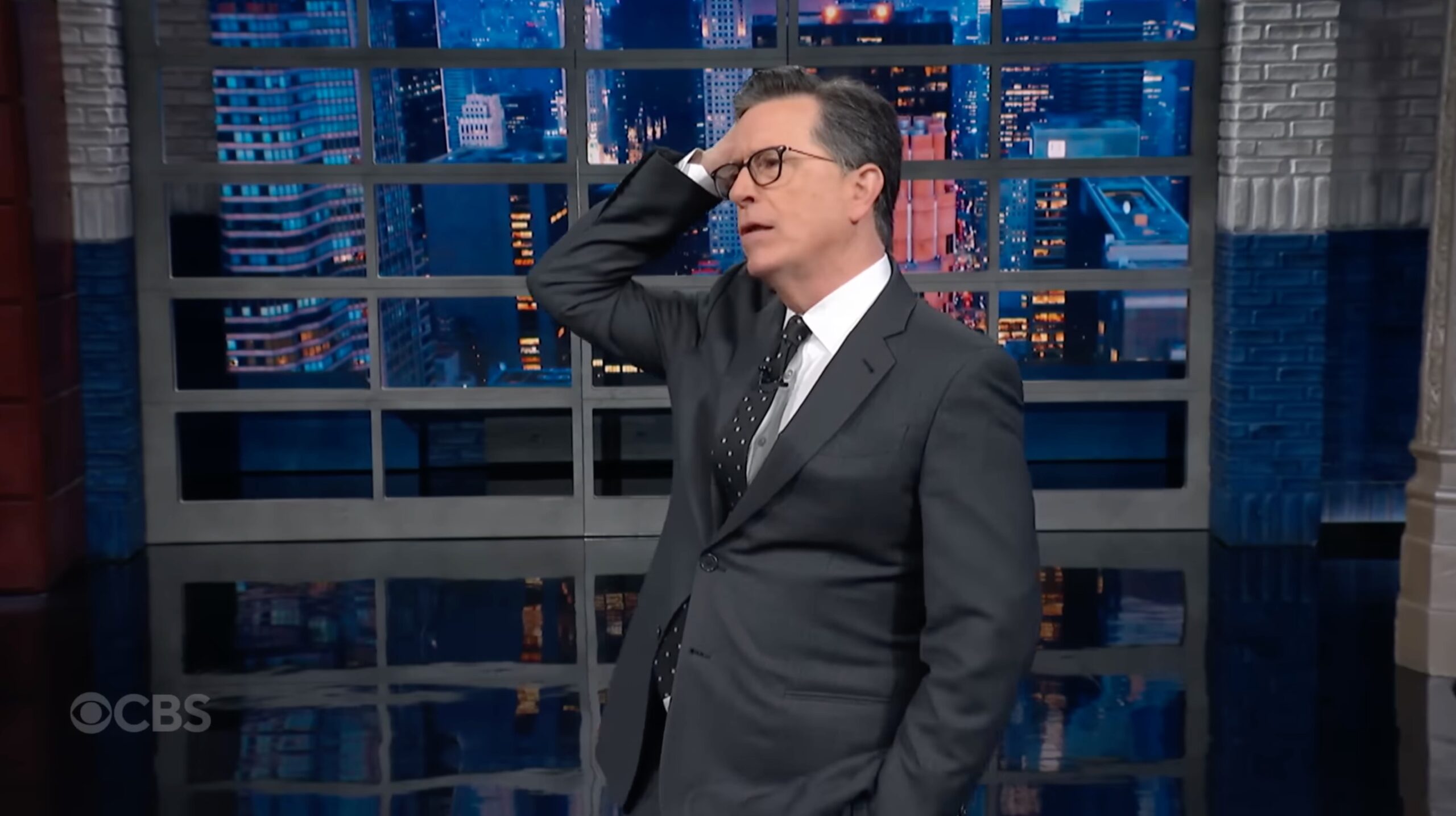 Stephen Colbert Mocks President Businessman' Being Caught Off-Guard' by Oil Price Spike