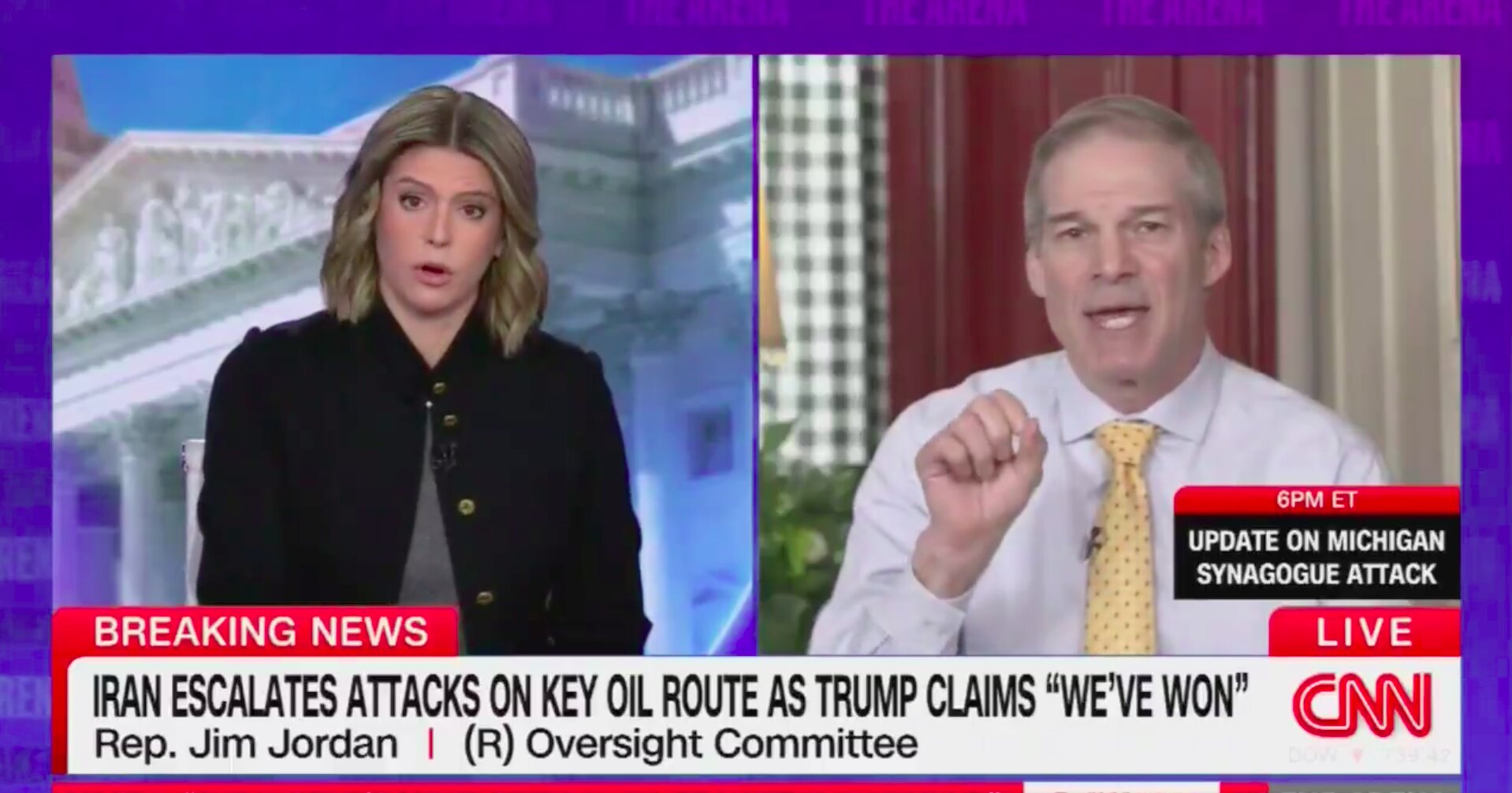 Kasie Hunt Confronts Jim Jordan With Old Trump Quote Criticizing Obama