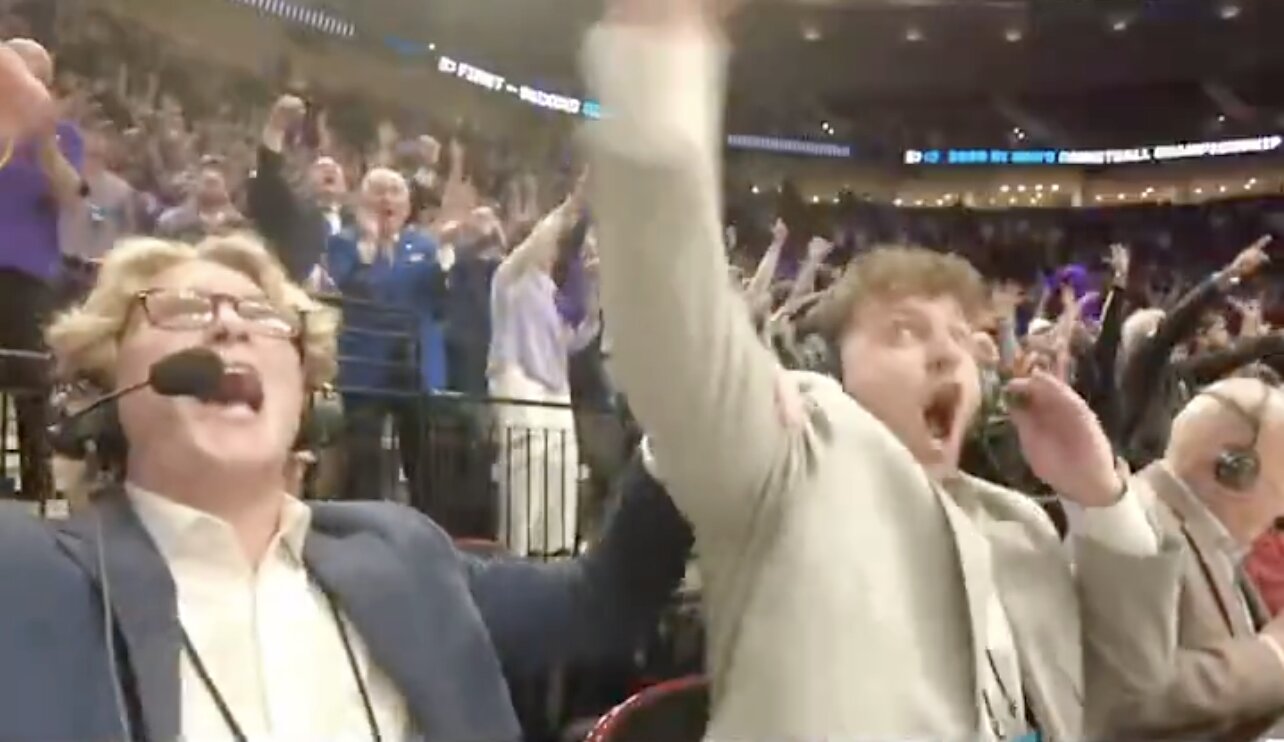WATCH: Student Announcer Gives Instant-Classic Call in Stunning NCAA Tourney Upset