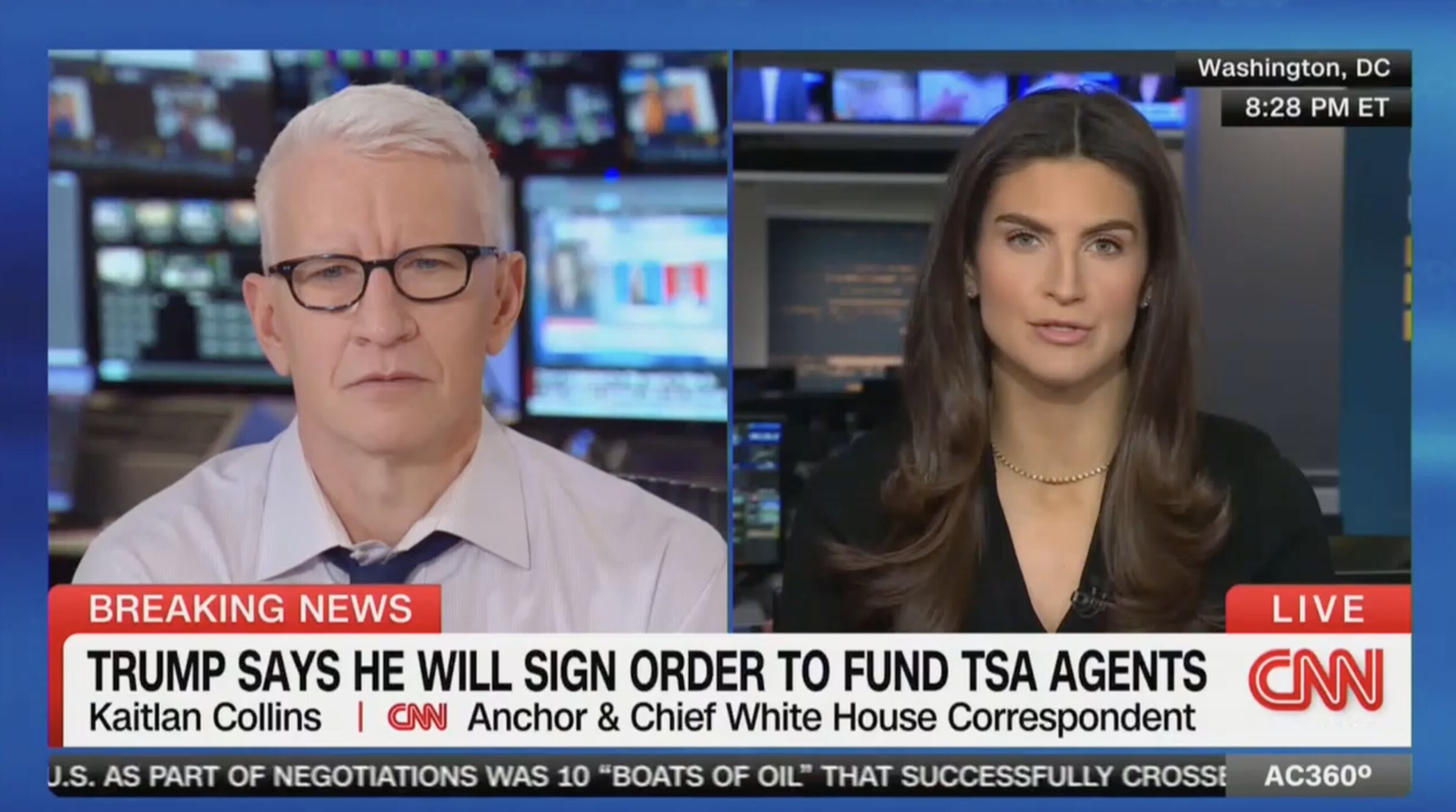 Kaitlan Collins Says Staffers Still Figuring Out How To Pay TSA After New Trump Promise