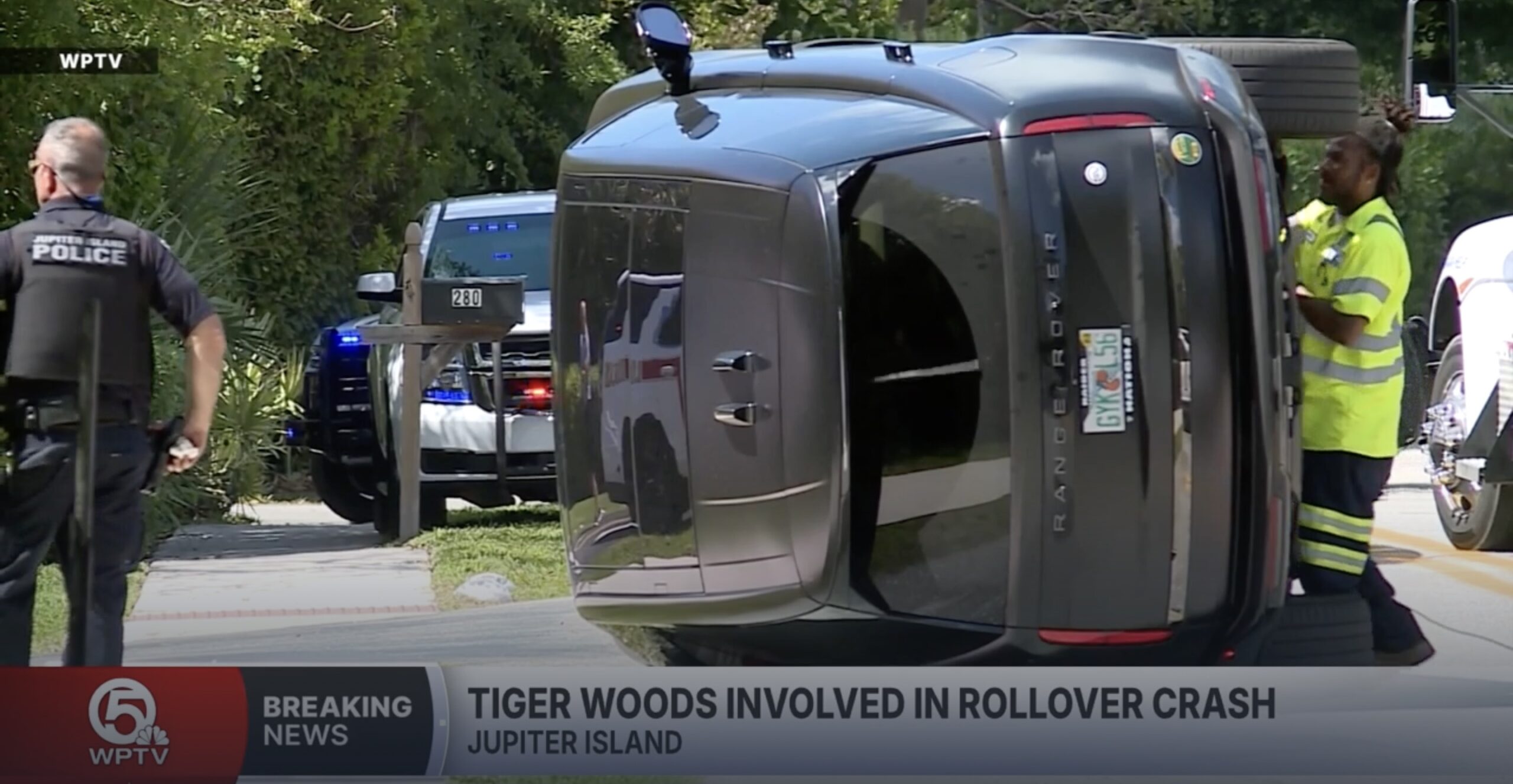 BREAKING: Tiger Woods Arrested After Car Crash, Charged with DUI