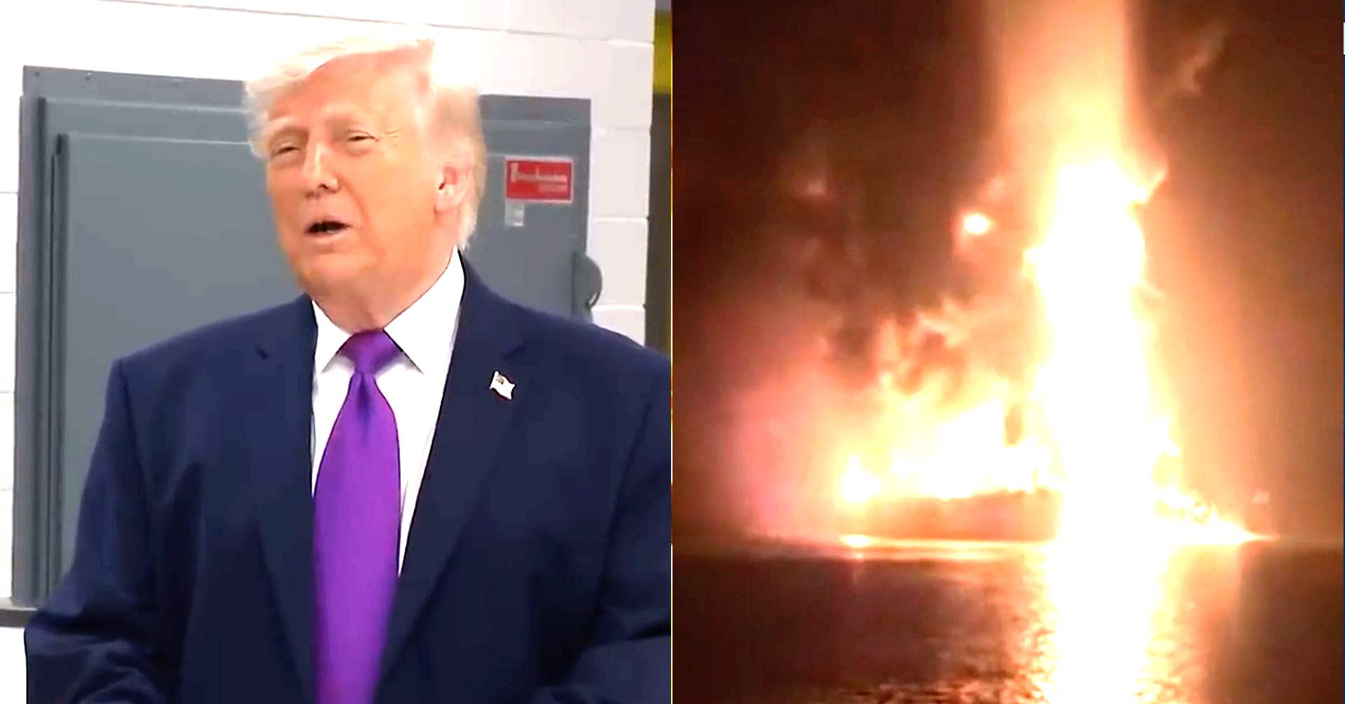 Trump Declares Iran Can Attack Oil Ships ‘No Matter How Badly Defeated They Are’ In Attempt at Reassuring Rant
