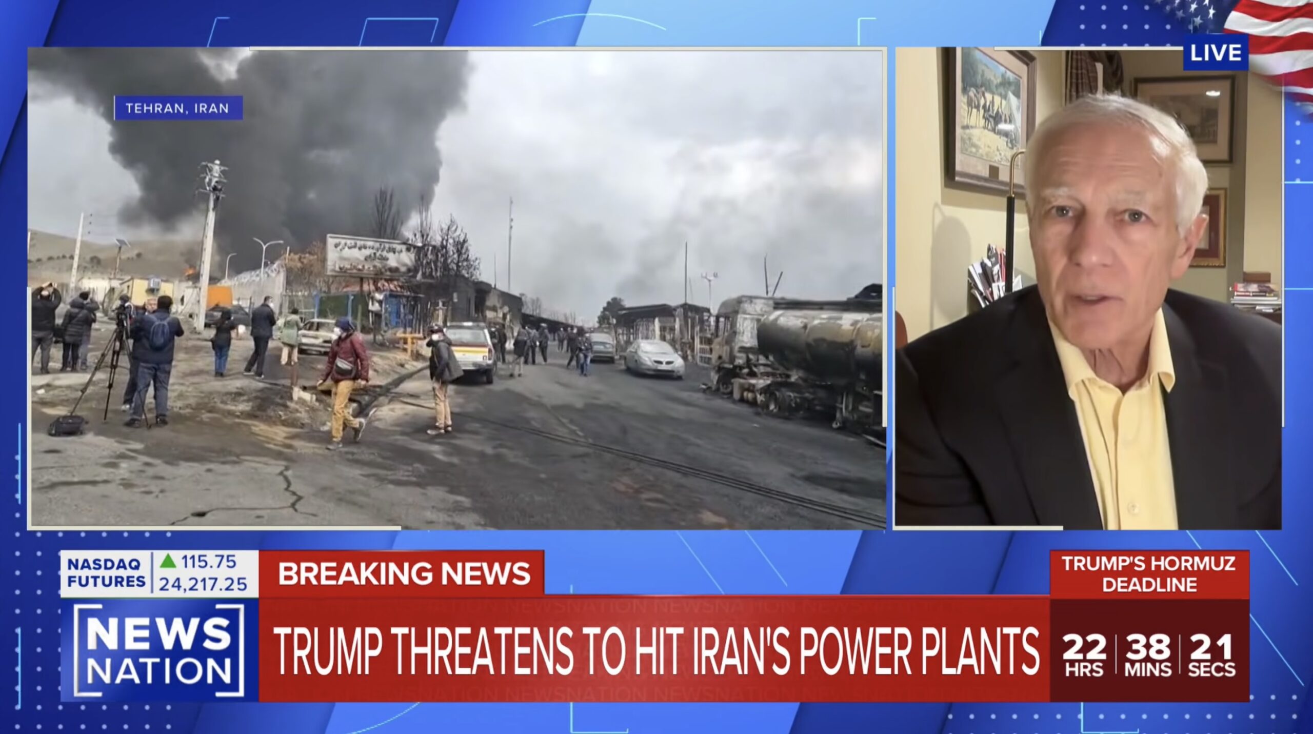 Retired General Warns Trump Against Enormous Escalation' in Bombing Iranian Power Plants: People Will Say It's a War Crime'