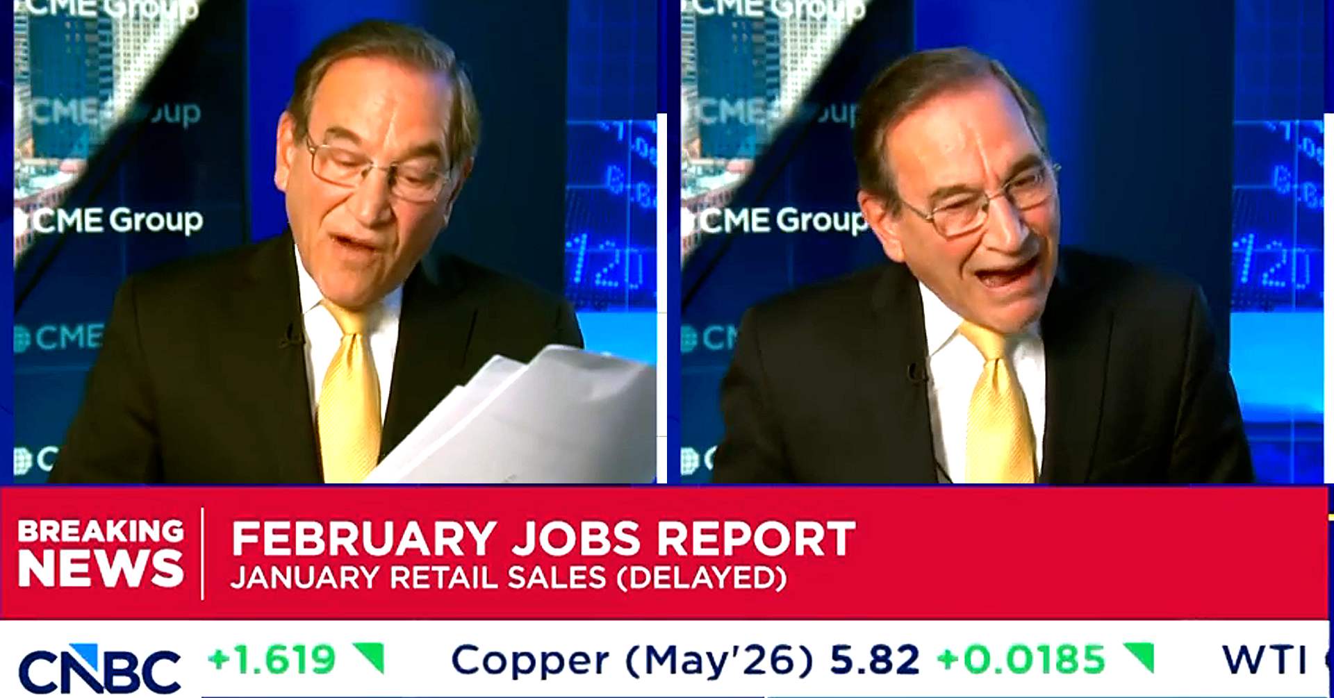 Wow! Wow!' CNBC Anchor Double-Stunned by Plunging Trump Jobs Report