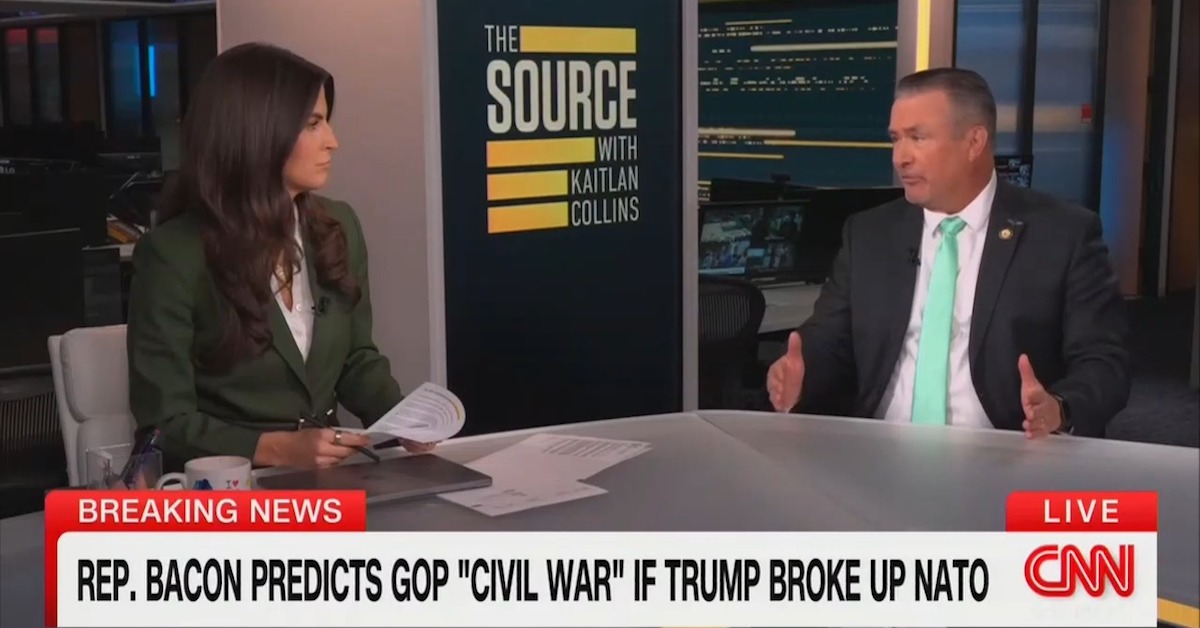 Rep Don Bacon Warns Trump This Move Will 'Destroy' GOP