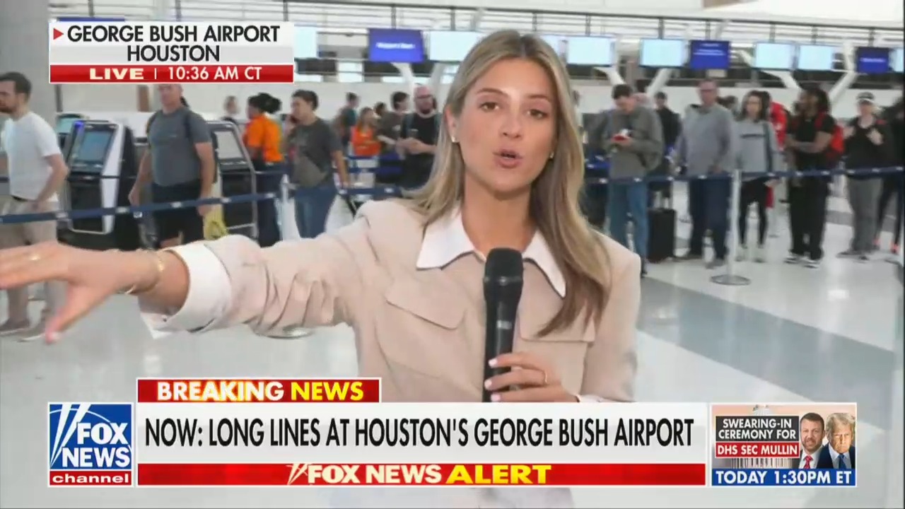 It's a Disaster!' Fox News Reporter Floored By Security Line Spilling Into Airport Basement