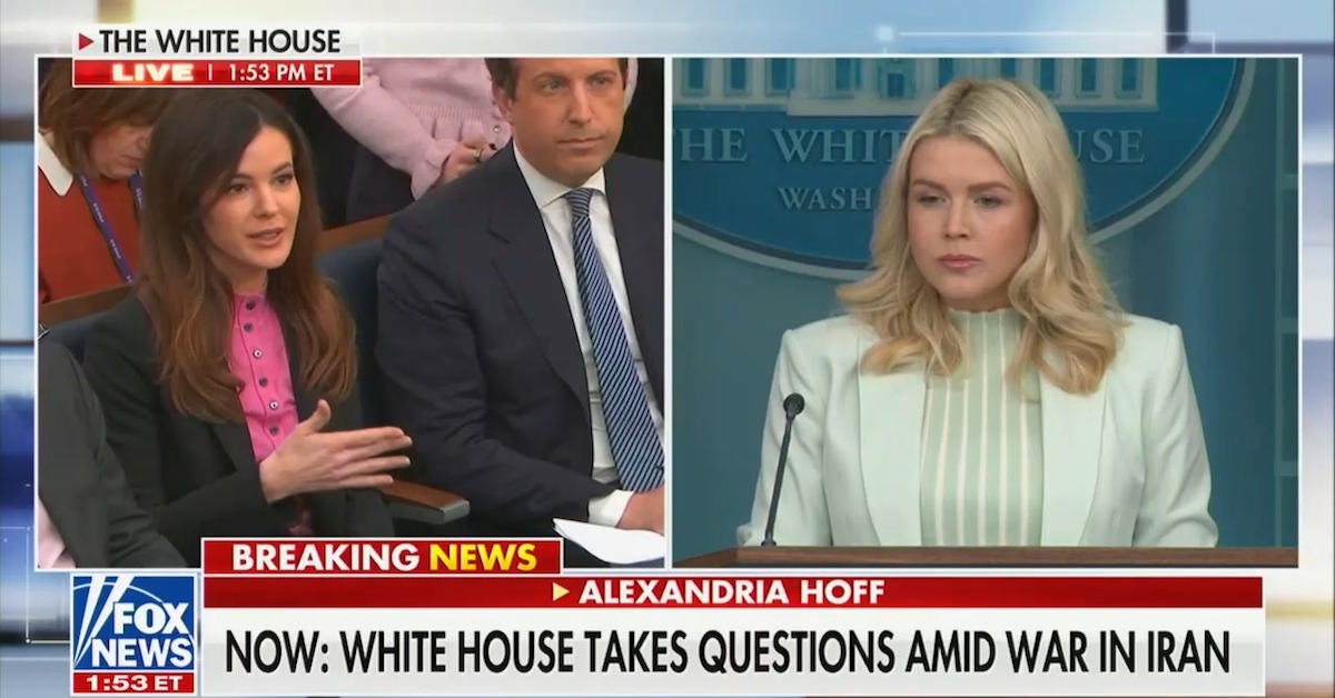 Fox Reporter Asks Leavitt How War Can Be Wrapping Up' While More Troops Are Being Deployed