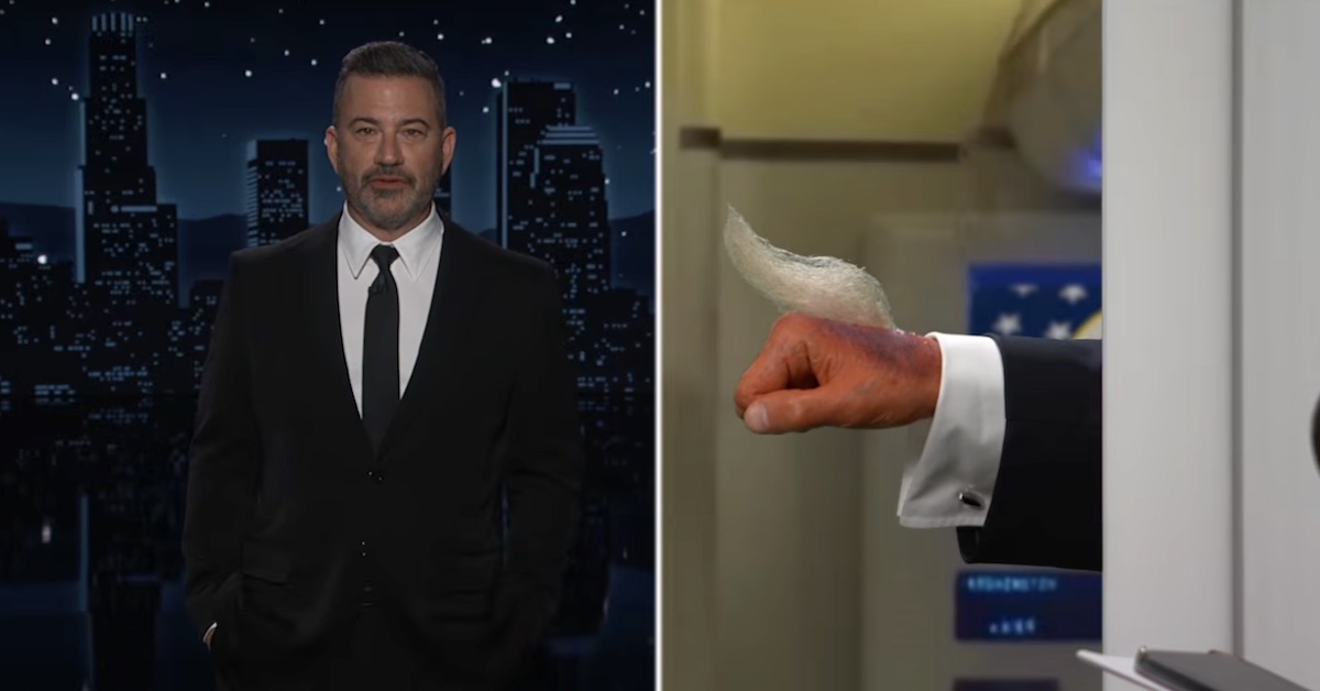 Kimmel interviewt Trumps „stark verletzte Babyhand“, um dem Präsidenten ...