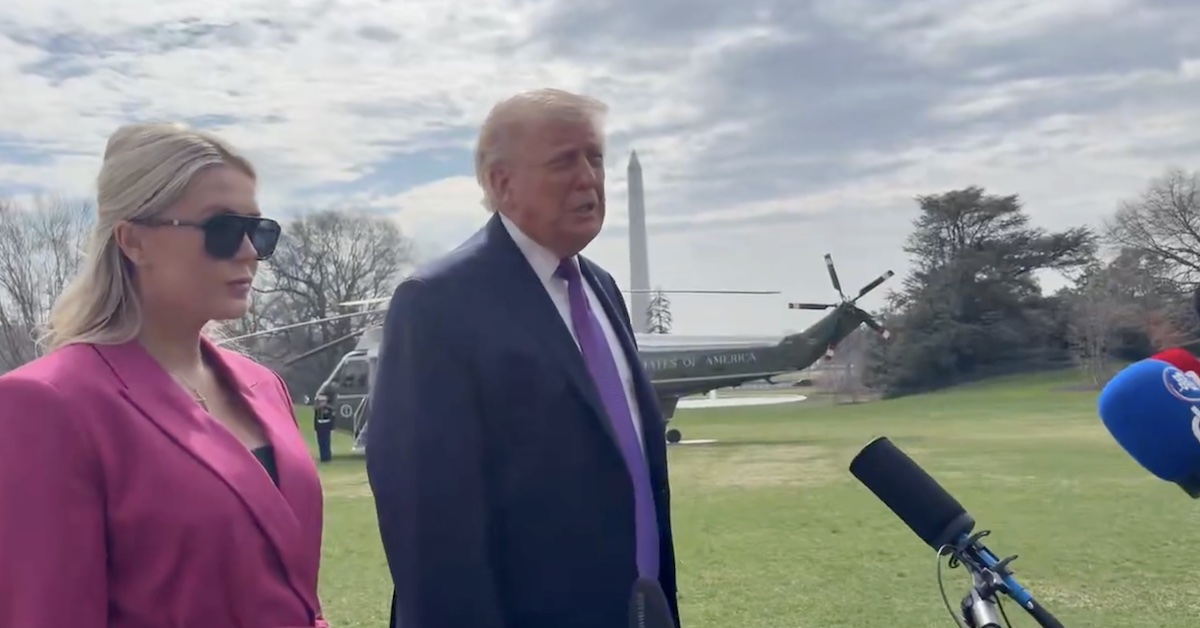 Trump Blasts 'Rotten' Reporter Over Bill Barr Reminder