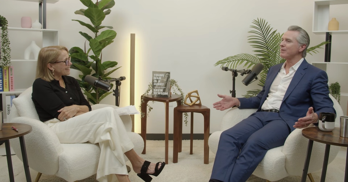 Katie Couric Hit for Asking Newsom If He's TOO Good-Looking