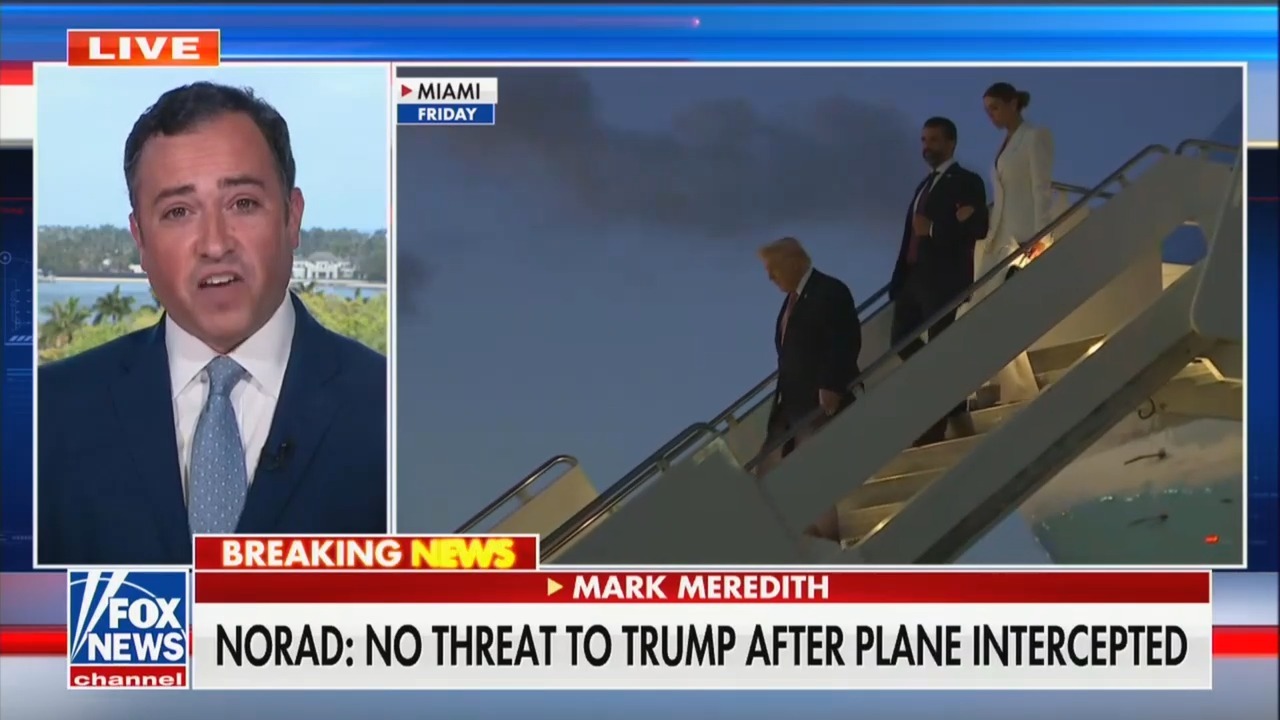 NORAD Intercepts Plane in Restricted Air Space Over Trump's Mar-a-Lago Club