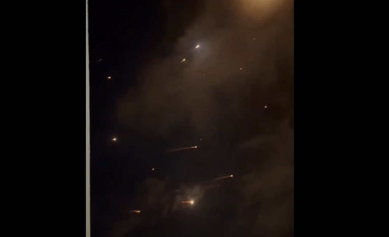 WATCH: Shock Video of Largest Barrage' of Hezbollah Rockets Yet Fired at Israel